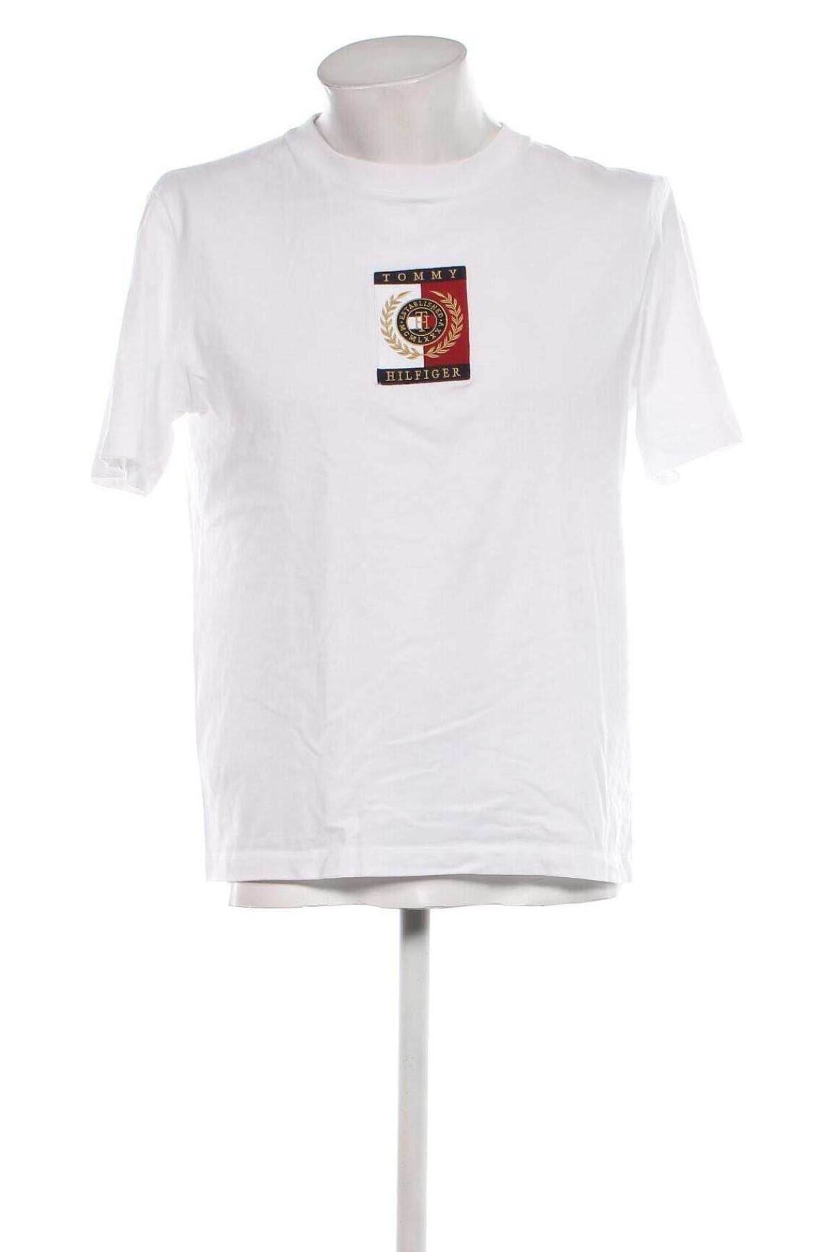 Ανδρικό t-shirt Tommy Hilfiger, Μέγεθος L, Χρώμα Λευκό, Τιμή 27,99 €