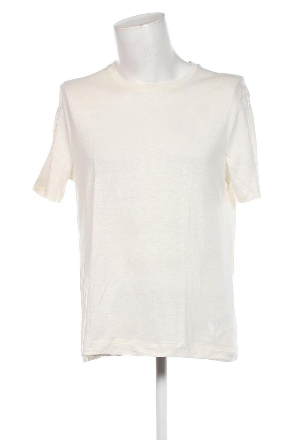 Ανδρικό t-shirt Tommy Hilfiger, Μέγεθος M, Χρώμα Εκρού, Τιμή 21,99 €