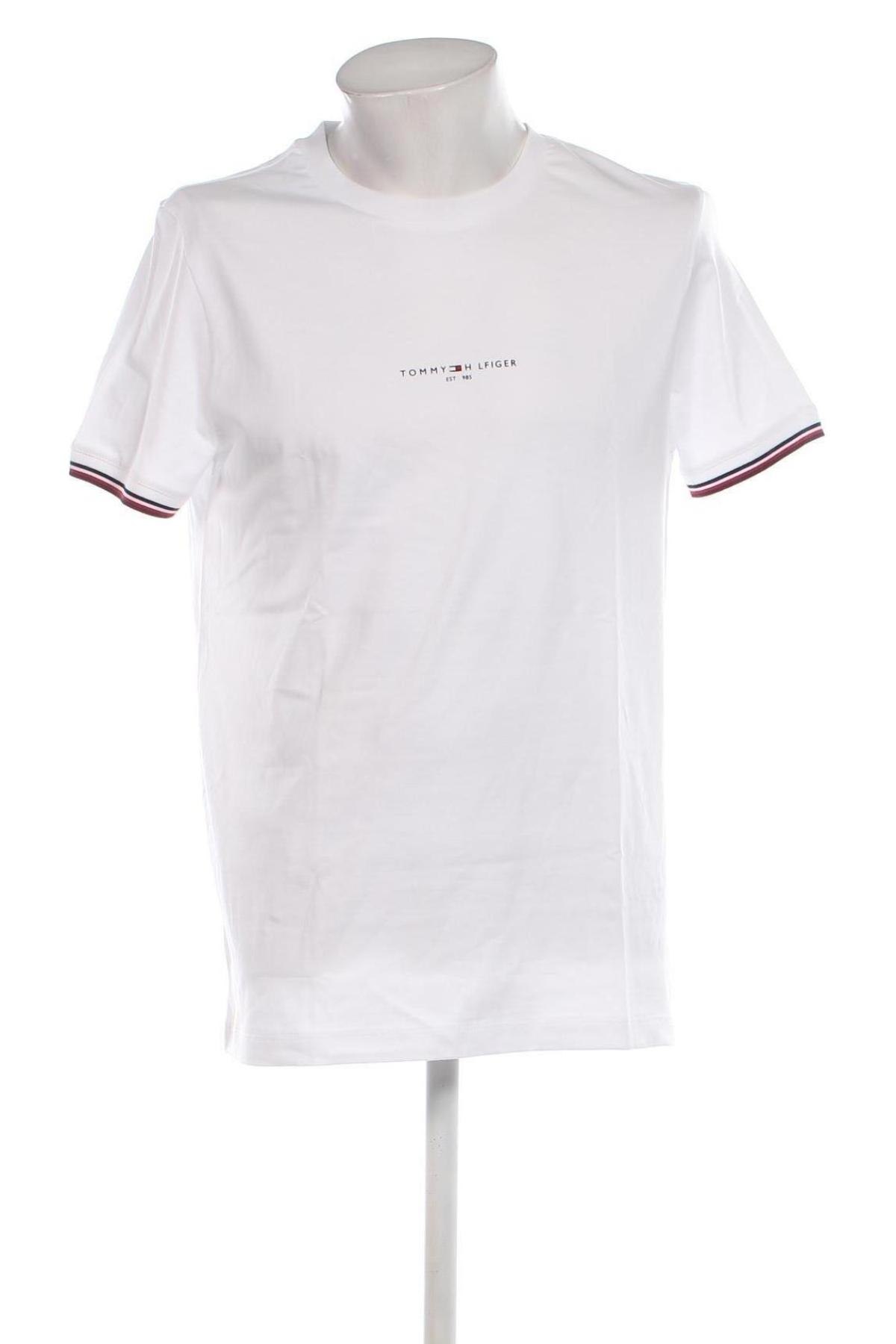 Tricou de bărbați Tommy Hilfiger, Mărime XL, Culoare Alb, Preț 188,99 Lei