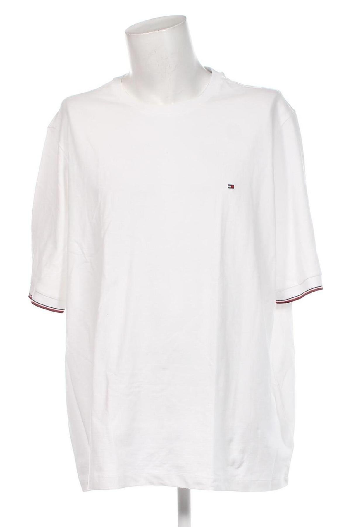 Ανδρικό t-shirt Tommy Hilfiger, Μέγεθος 4XL, Χρώμα Λευκό, Τιμή 50,99 €