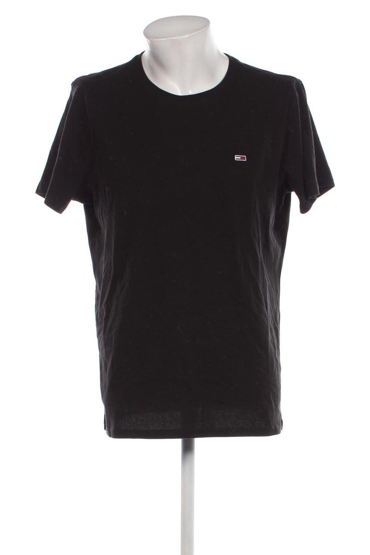 Herren T-Shirt Tommy Jeans, Größe XXL, Farbe Schwarz, Preis € 47,32