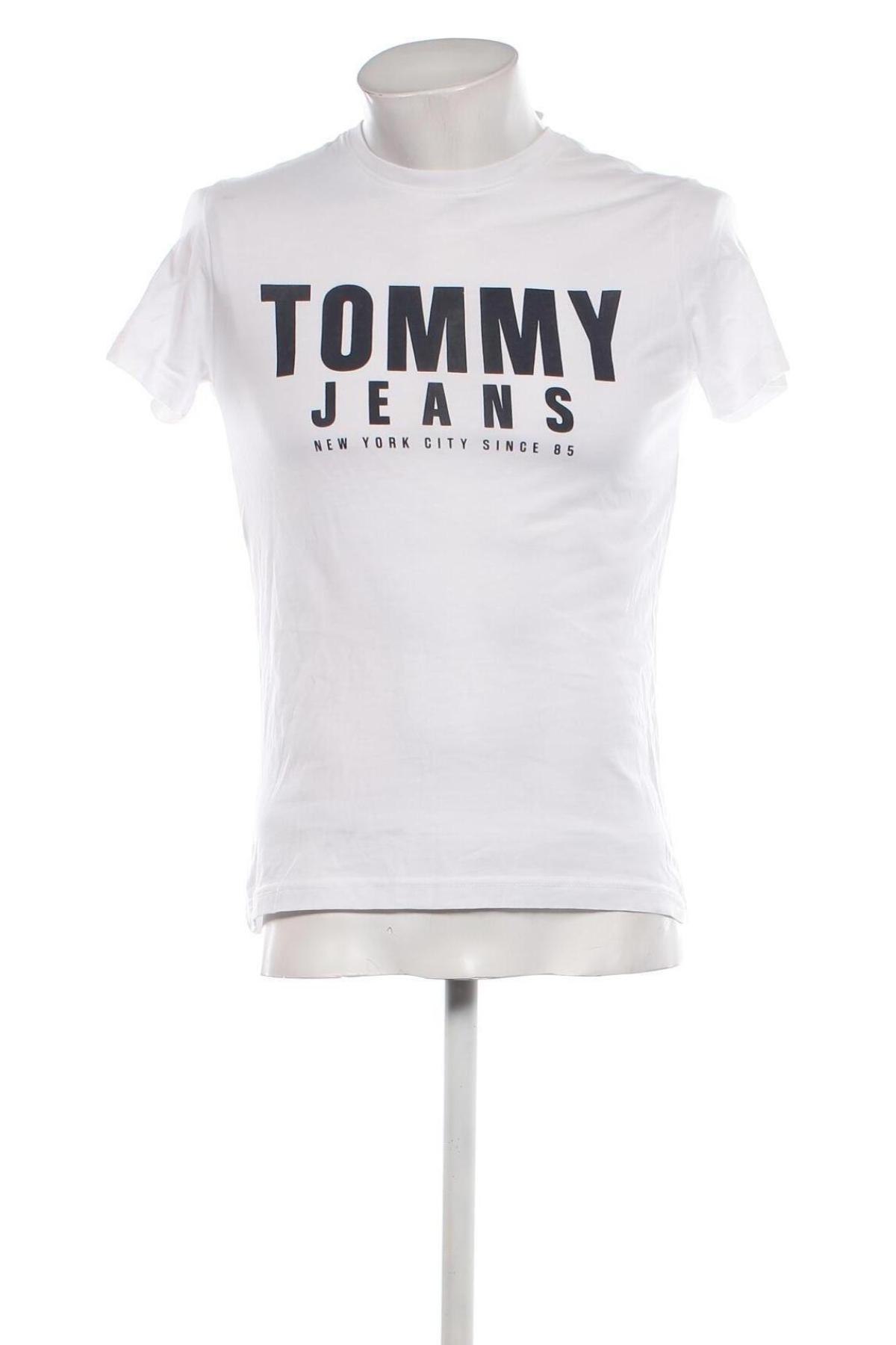 Tricou de bărbați Tommy Jeans, Mărime XS, Culoare Alb, Preț 78,99 Lei