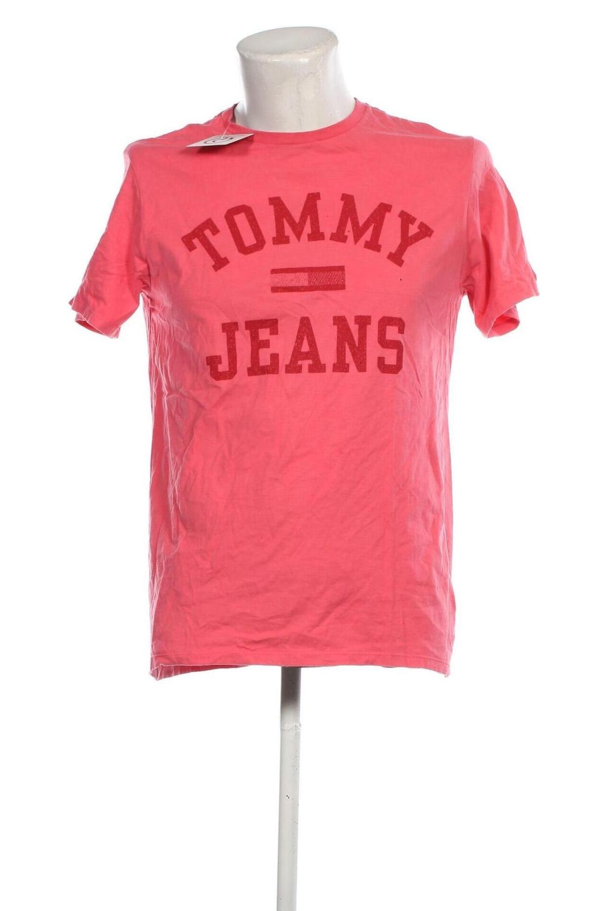 Férfi póló Tommy Jeans, Méret M, Szín Rózsaszín, Ár 8 626 Ft