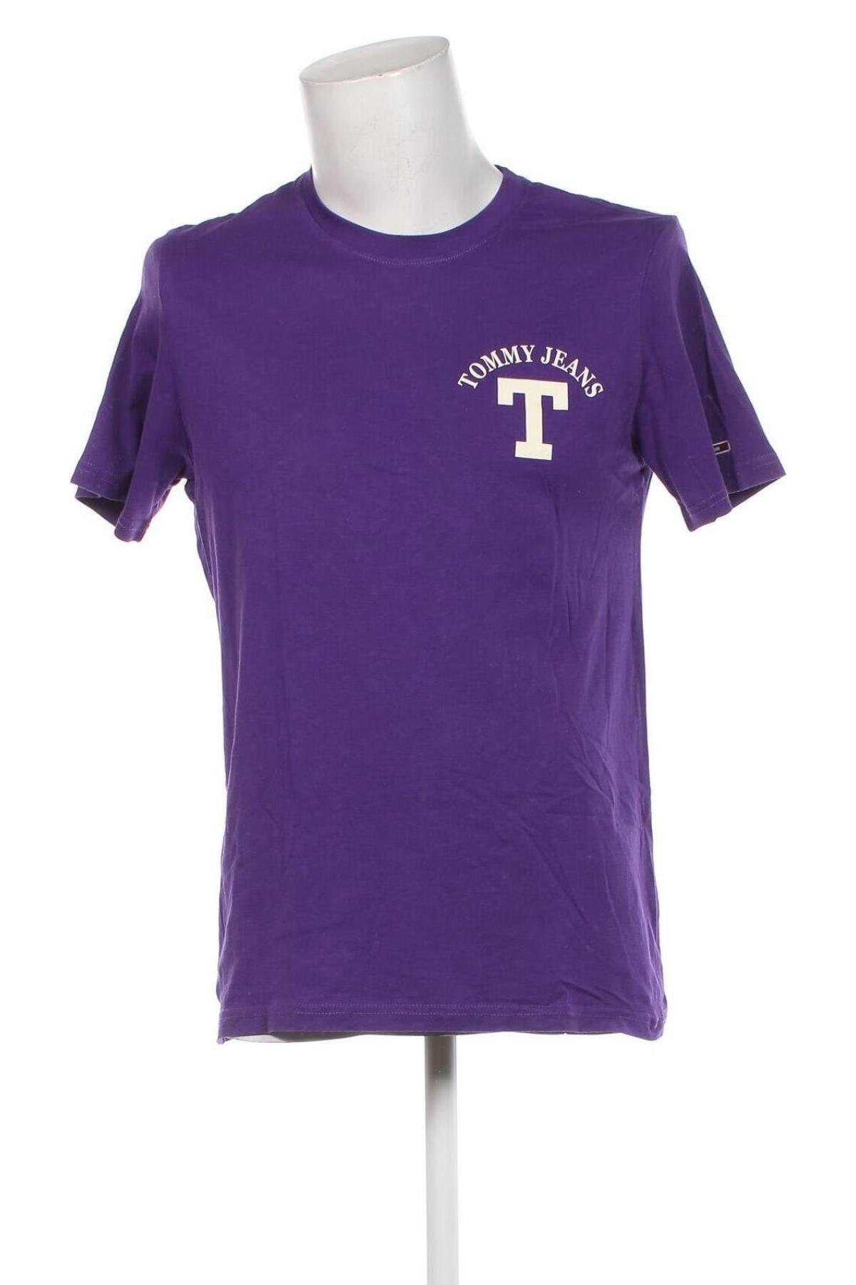 Ανδρικό t-shirt Tommy Jeans, Μέγεθος XL, Χρώμα Βιολετί, Τιμή 15,99 €