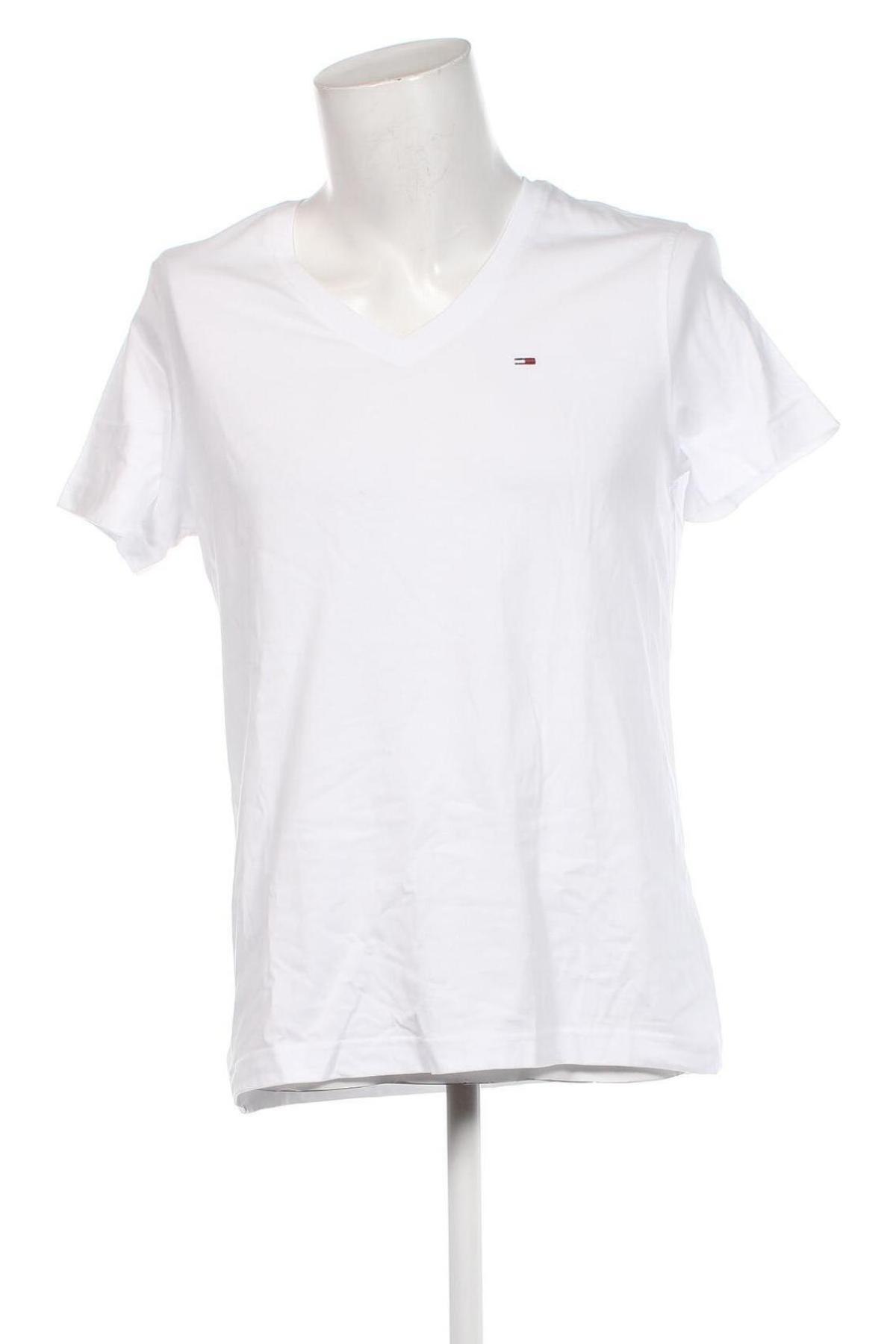 Ανδρικό t-shirt Tommy Jeans, Μέγεθος L, Χρώμα Λευκό, Τιμή 28,49 €