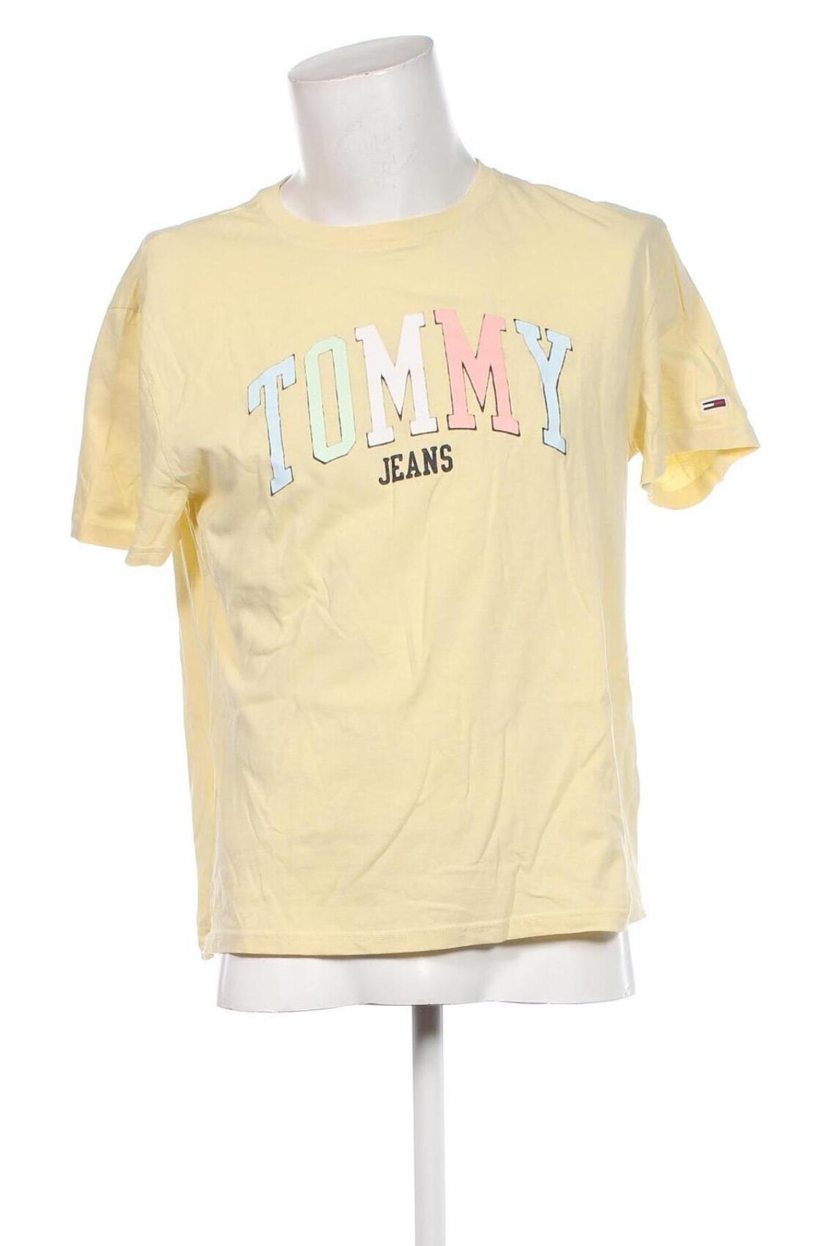 Pánské tričko  Tommy Jeans, Velikost L, Barva Žlutá, Cena  709,00 Kč