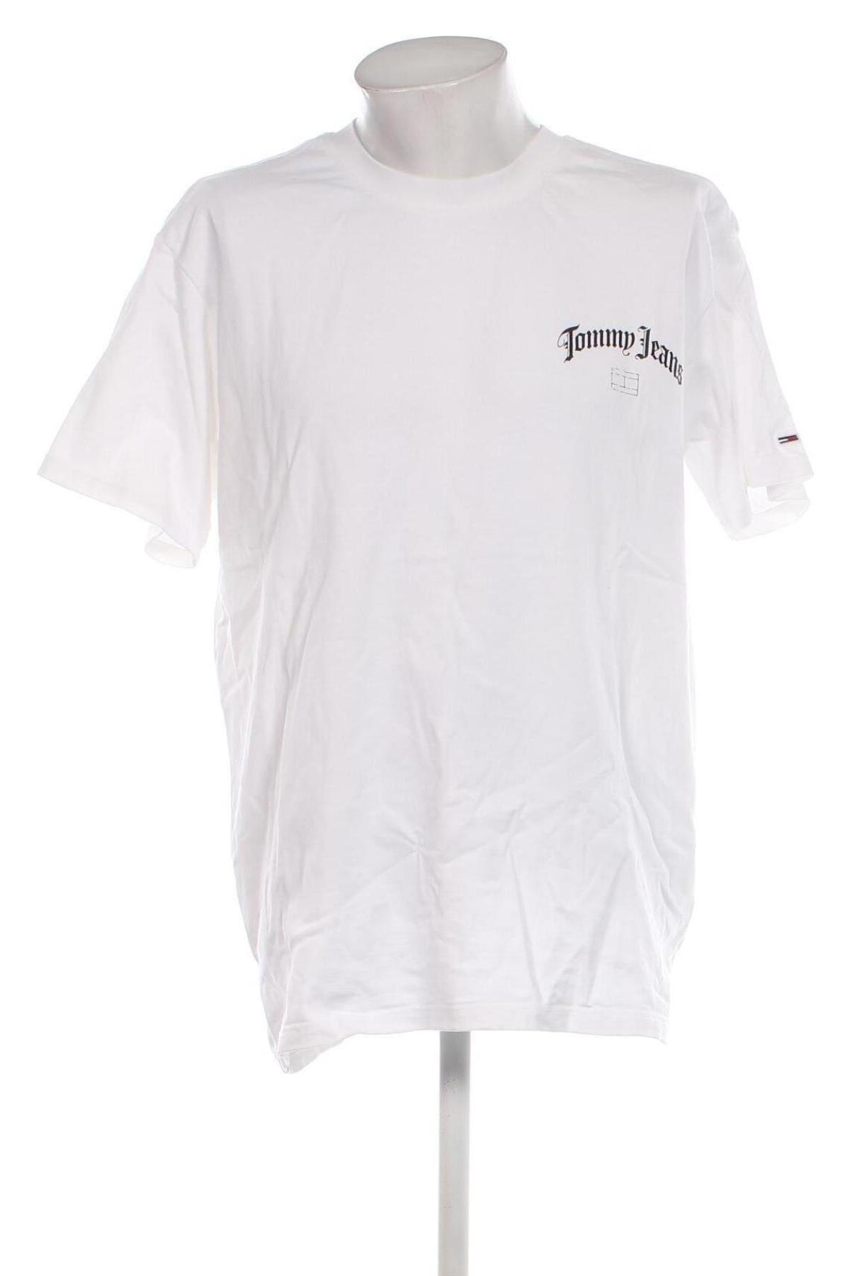 Ανδρικό t-shirt Tommy Jeans, Μέγεθος XL, Χρώμα Λευκό, Τιμή 30,99 €