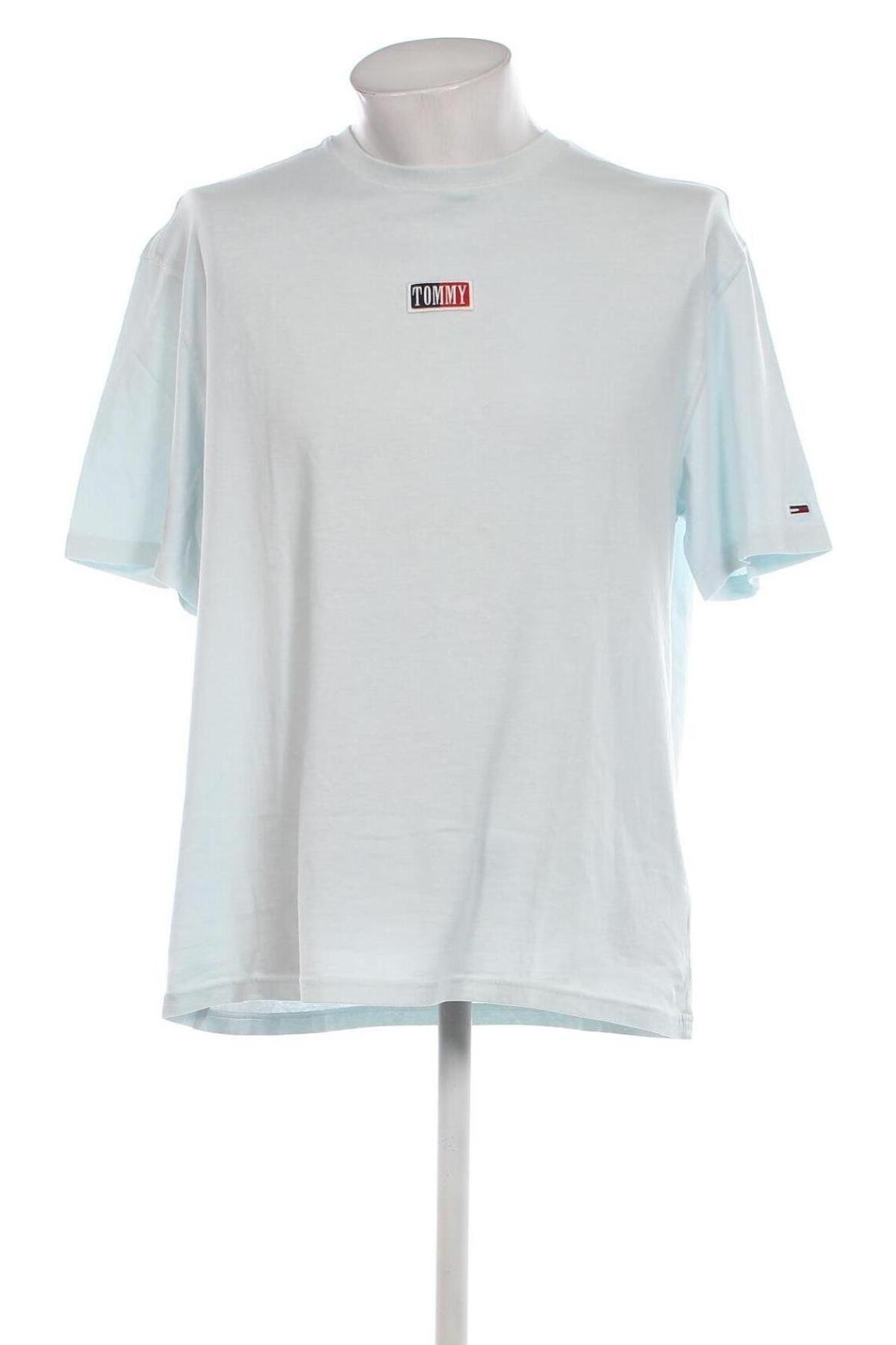 Herren T-Shirt Tommy Jeans, Größe S, Farbe Blau, Preis 57,29 €