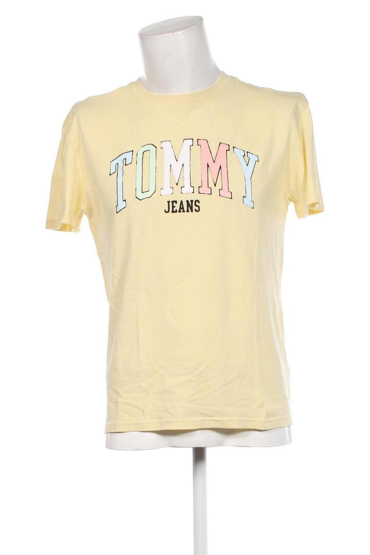 Férfi póló Tommy Jeans, Méret M, Szín Sárga, Ár 14 699 Ft