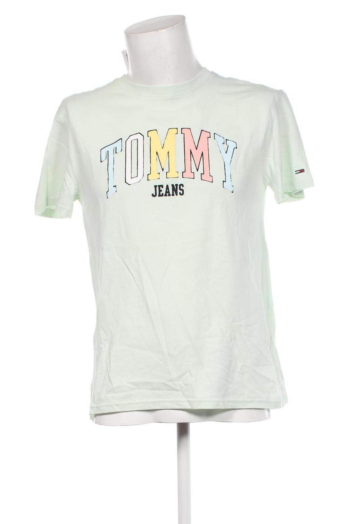 Férfi póló Tommy Jeans, Méret M, Szín Zöld, Ár 6 979 Ft