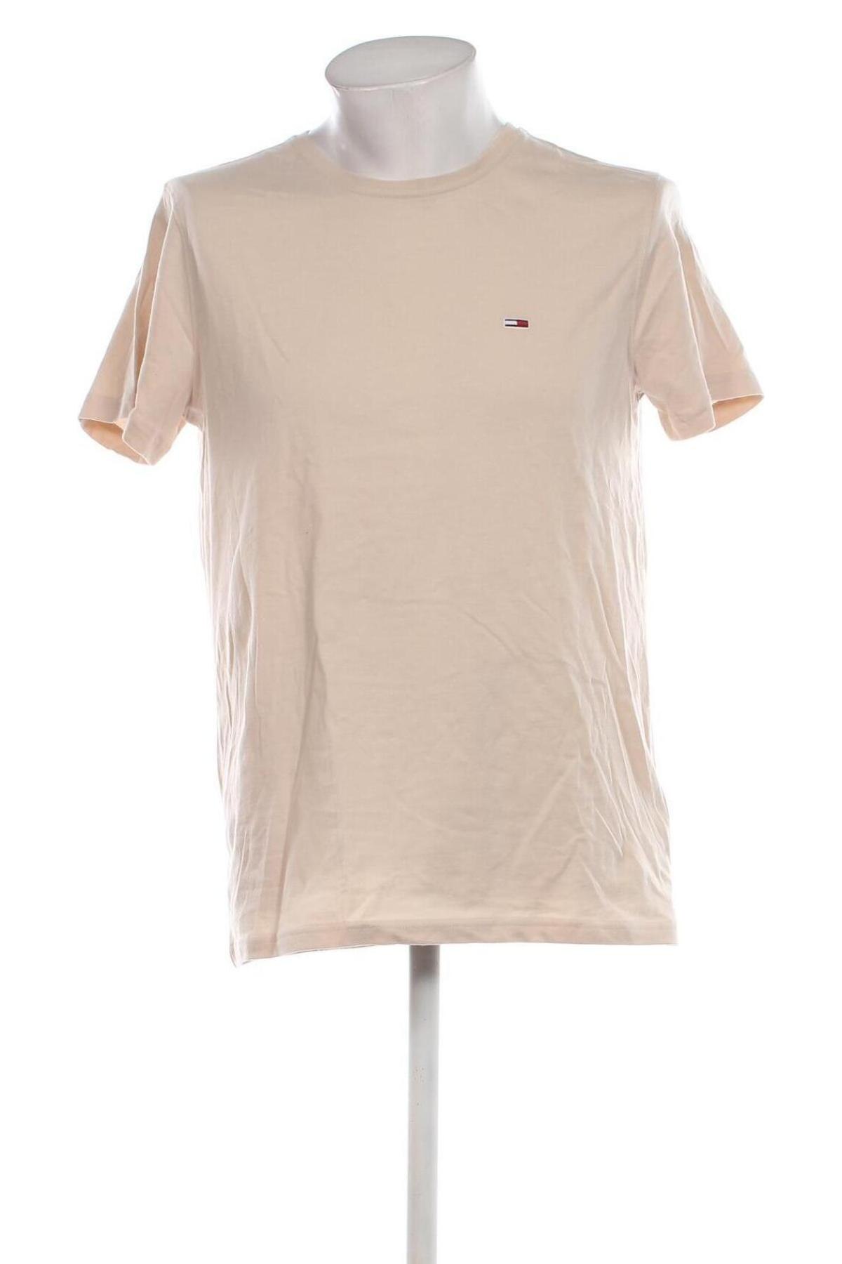 Ανδρικό t-shirt Tommy Jeans, Μέγεθος L, Χρώμα  Μπέζ, Τιμή 35,99 €