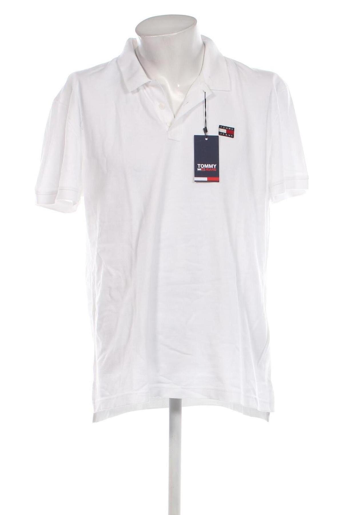 Ανδρικό t-shirt Tommy Jeans, Μέγεθος XXL, Χρώμα Λευκό, Τιμή 71,13 €