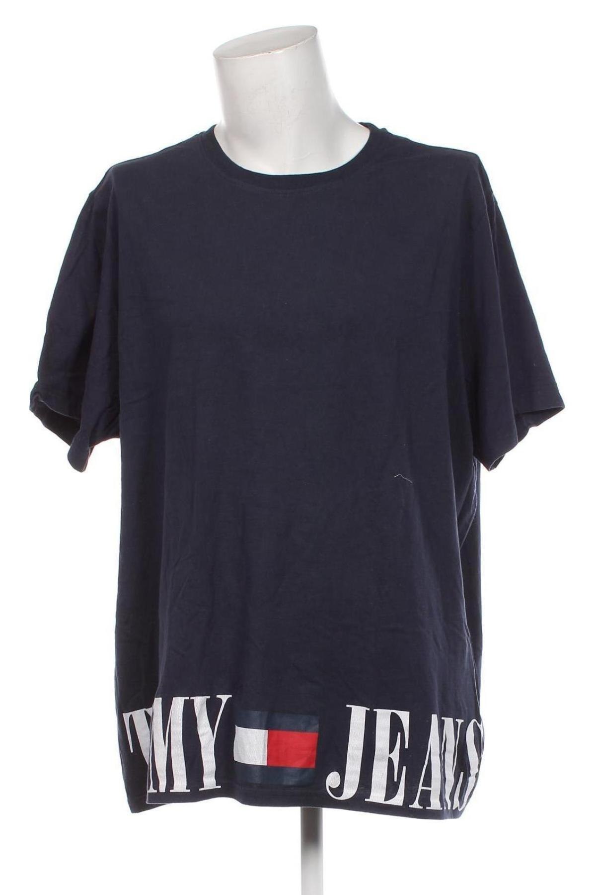 Ανδρικό t-shirt Tommy Jeans, Μέγεθος 4XL, Χρώμα Μπλέ, Τιμή 30,99 €