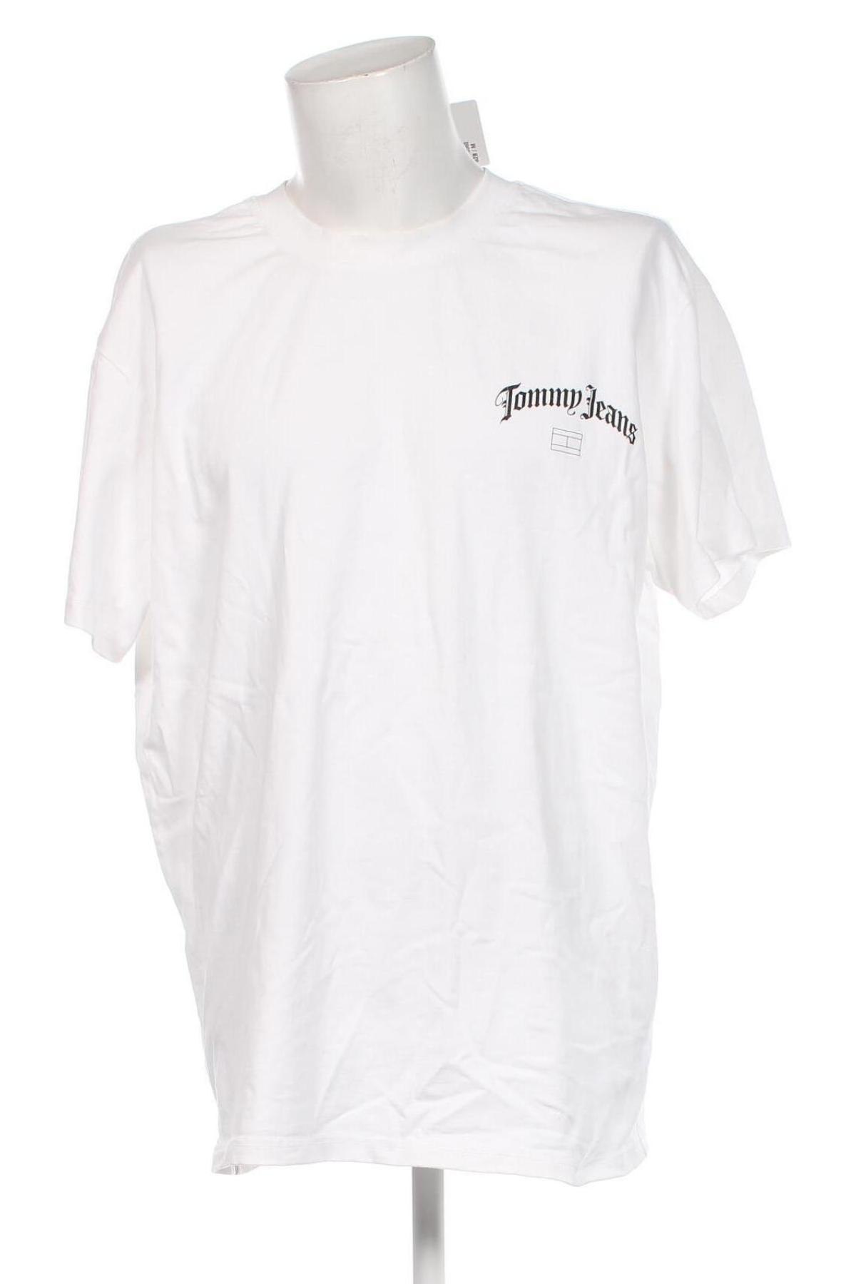 Ανδρικό t-shirt Tommy Jeans, Μέγεθος 3XL, Χρώμα Λευκό, Τιμή 35,99 €