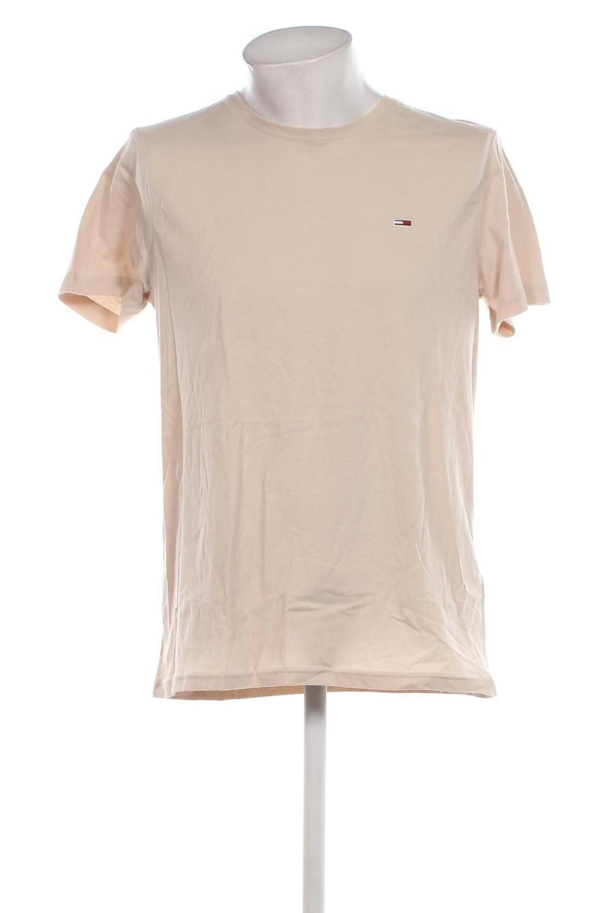 Ανδρικό t-shirt Tommy Jeans, Μέγεθος XL, Χρώμα  Μπέζ, Τιμή 35,99 €