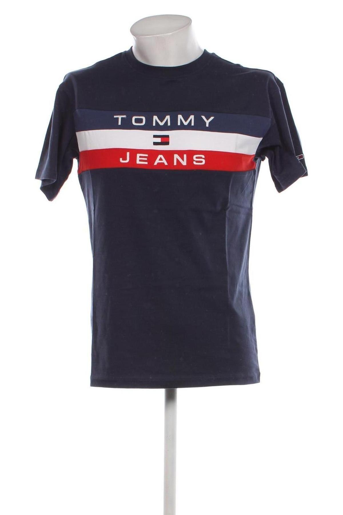 Pánské tričko  Tommy Jeans, Velikost XS, Barva Modrá, Cena  633,00 Kč