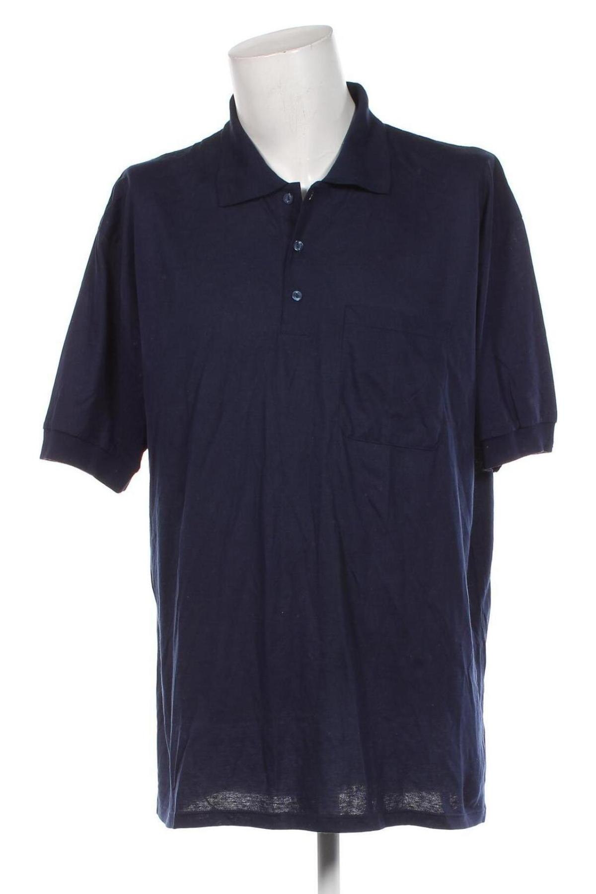 Ανδρικό t-shirt Trigema, Μέγεθος XXL, Χρώμα Μπλέ, Τιμή 15,46 €
