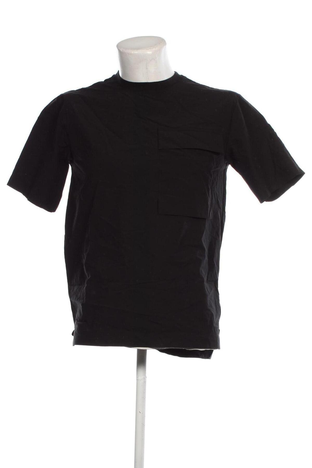Мъжка тениска Zara, Размер S, Цвят Черен, Цена 12,00 лв.