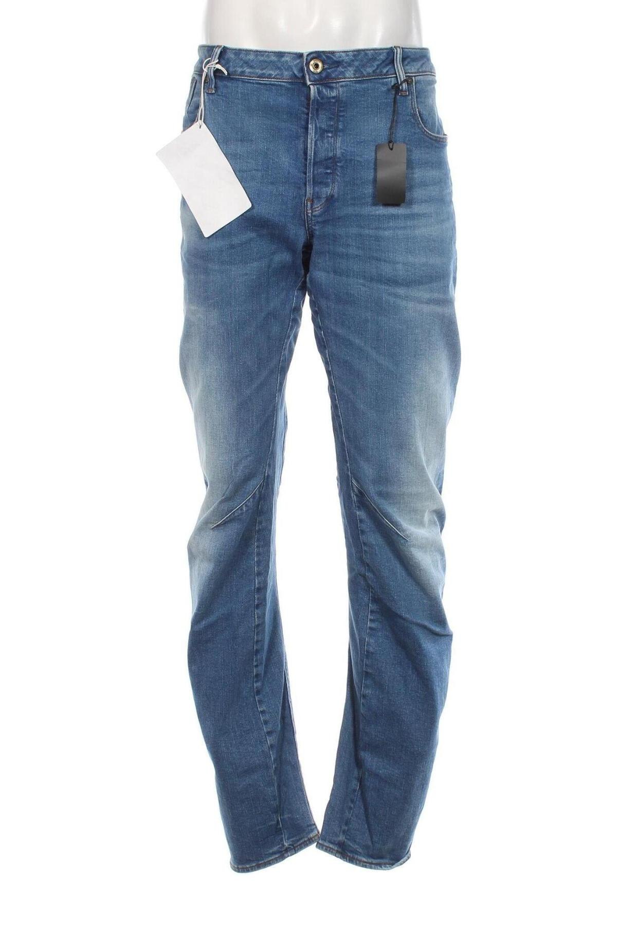 Męskie jeansy G-Star Raw, Rozmiar XL, Kolor Niebieski, Cena 543,75 zł
