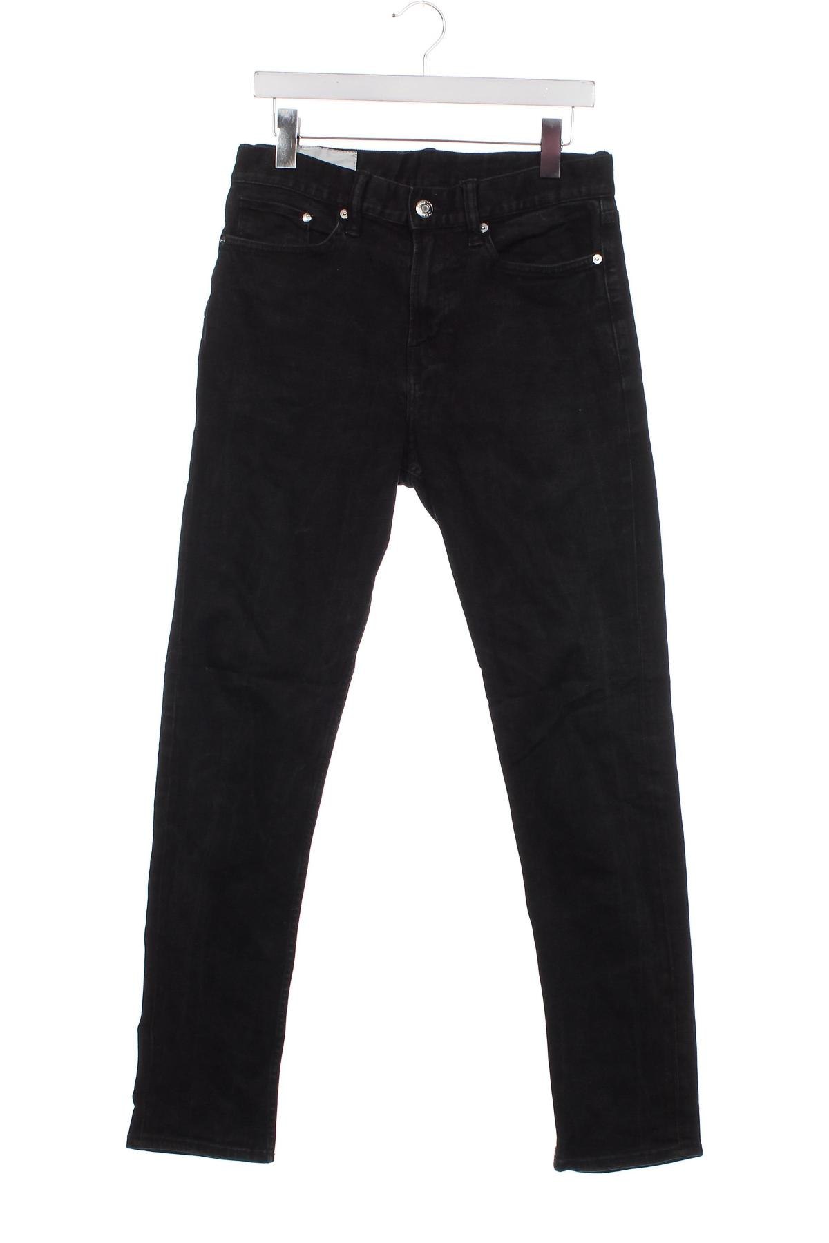 Мъжки дънки H&M, Размер S, Цвят Черен, Цена 11,89 лв.