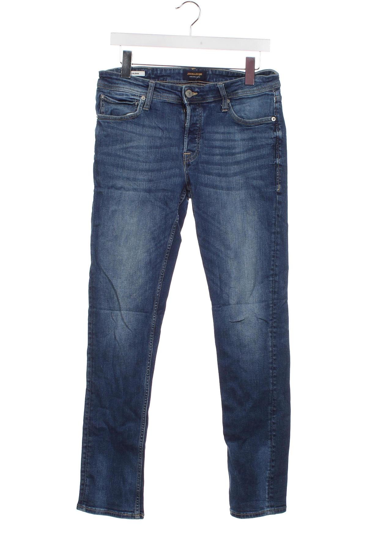 Męskie jeansy Jack & Jones, Rozmiar M, Kolor Niebieski, Cena 26,49 zł