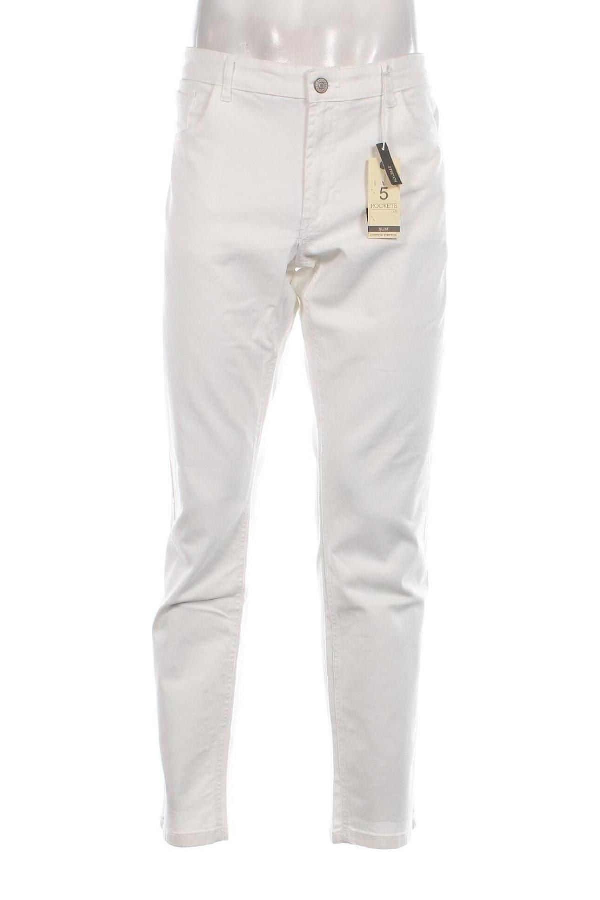 Pánské džíny  Oviesse, Velikost XL, Barva Bílá, Cena  420,00 Kč