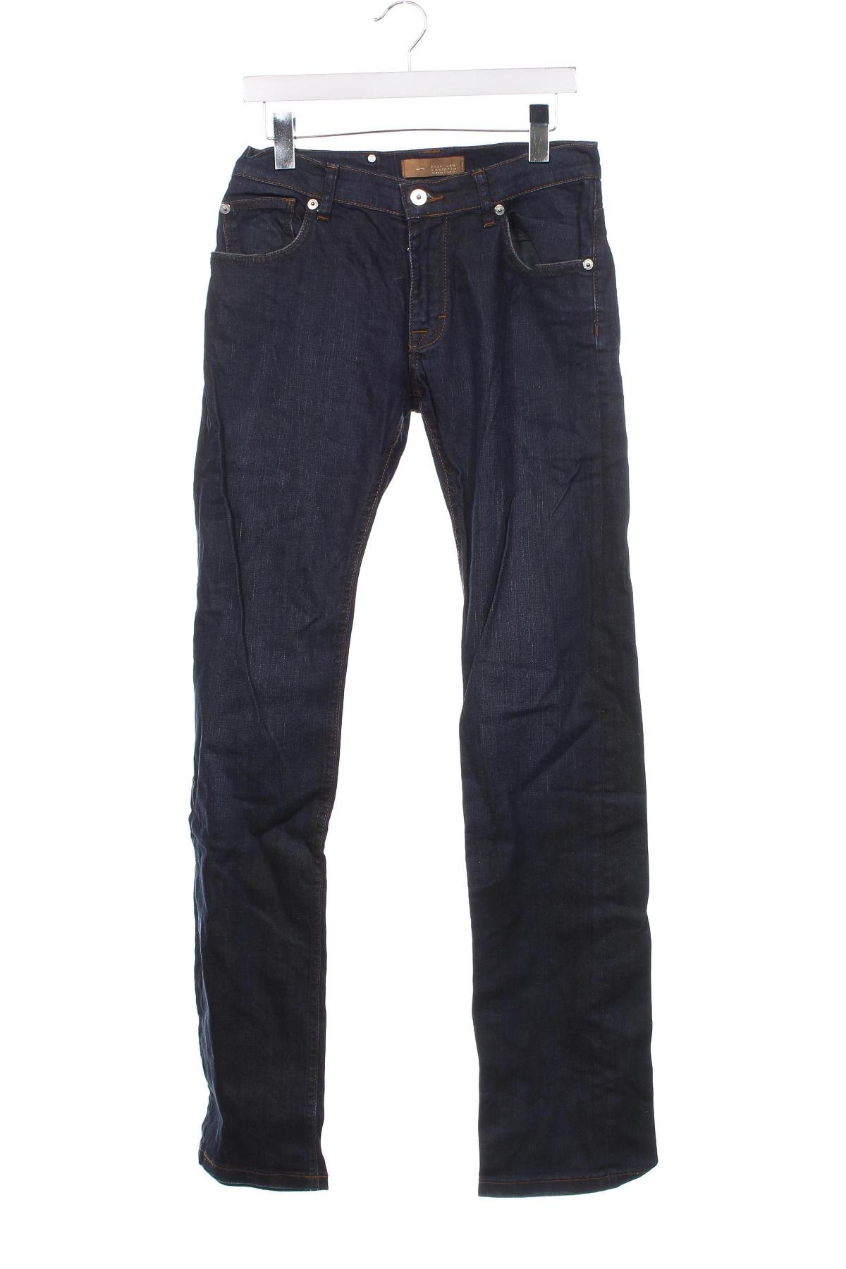 Pánské džíny  Zara Man, Velikost S, Barva Modrá, Cena  215,00 Kč