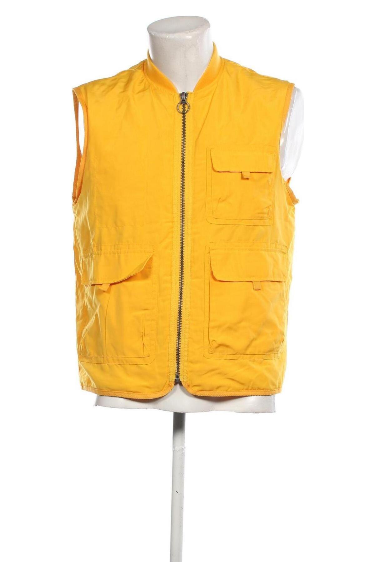Herrenweste Pull&Bear, Größe M, Farbe Gelb, Preis € 16,46