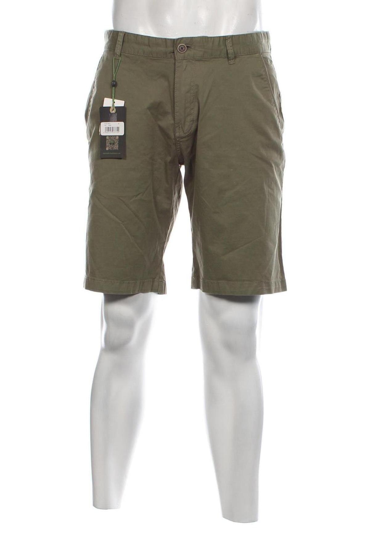 Ανδρικό κοντό παντελόνι Fynch-Hatton, Μέγεθος M, Χρώμα Πράσινο, Τιμή 28,76 €