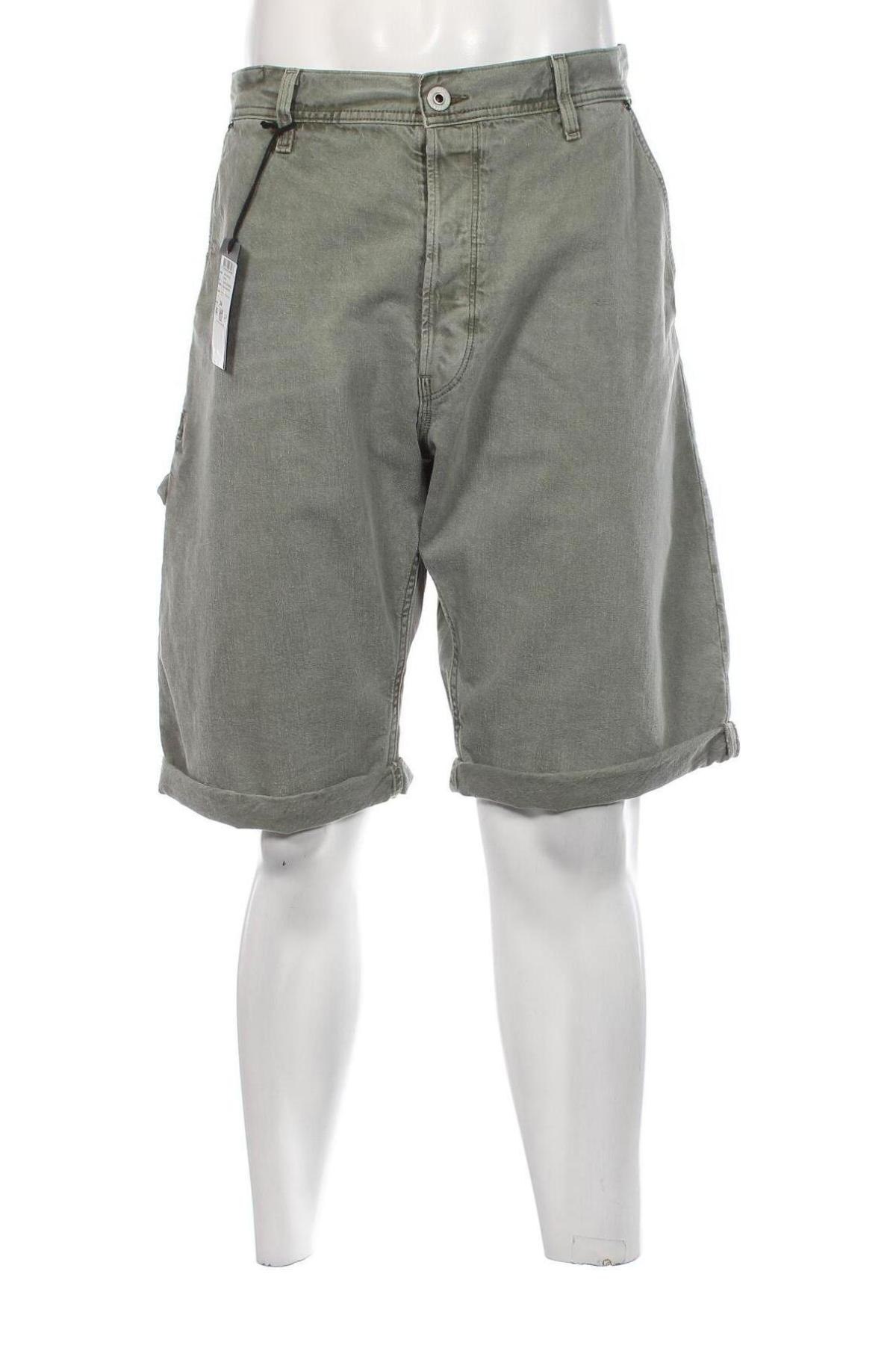 Ανδρικό κοντό παντελόνι G-Star Raw, Μέγεθος L, Χρώμα Πράσινο, Τιμή 56,45 €
