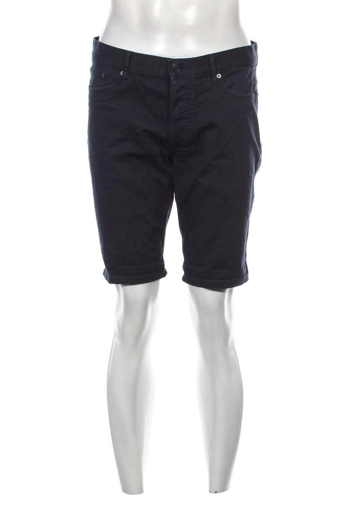 Pantaloni scurți de bărbați H&M, Mărime L, Culoare Albastru, Preț 74,02 Lei