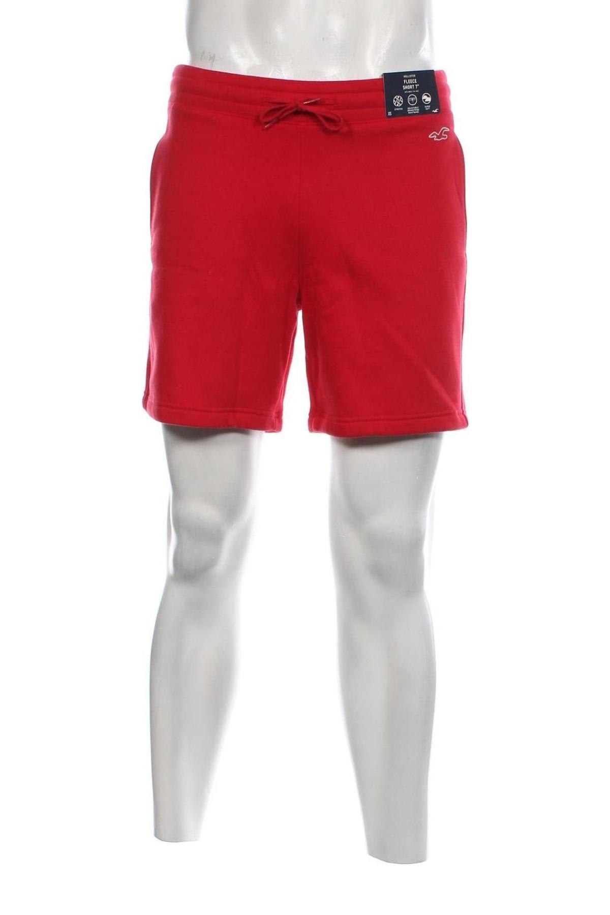 Ανδρικό κοντό παντελόνι Hollister, Μέγεθος XS, Χρώμα Κόκκινο, Τιμή 15,88 €