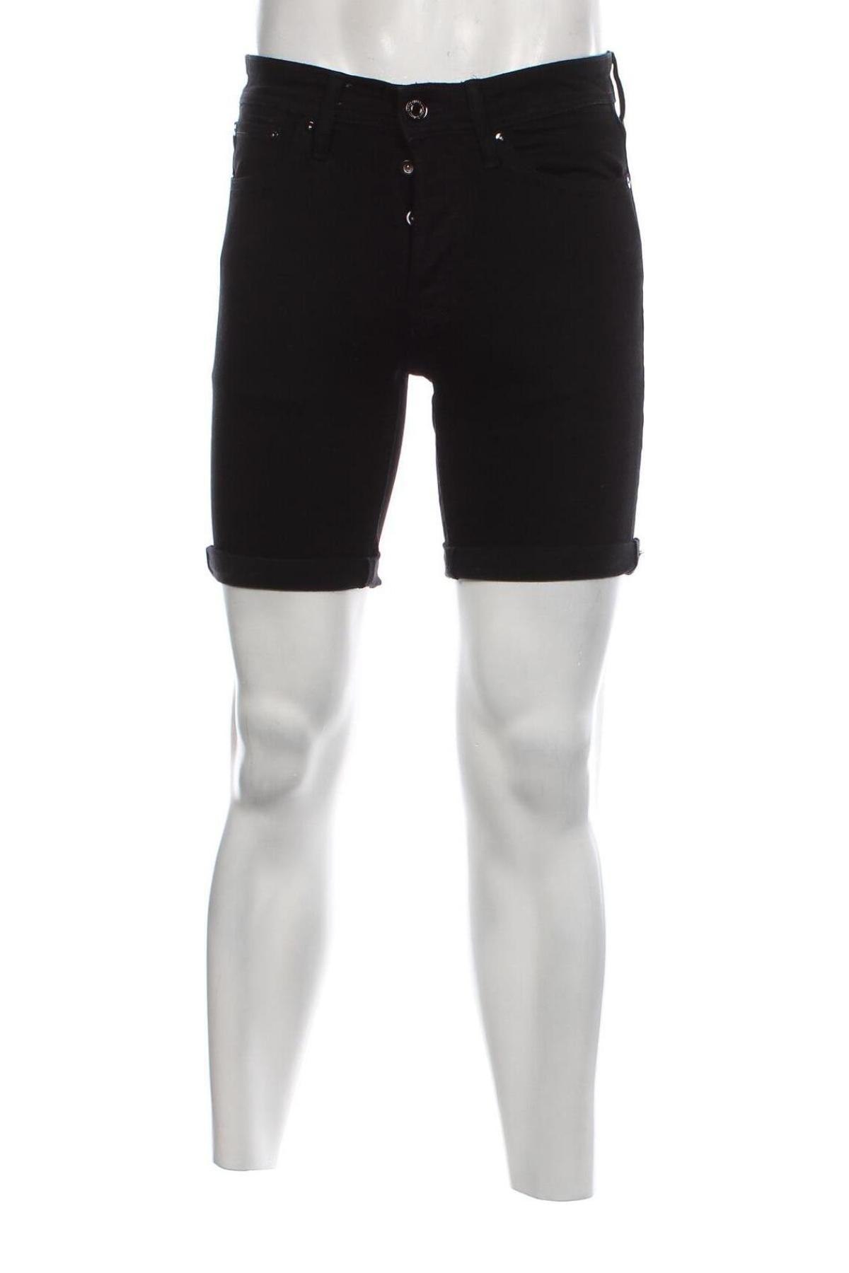 Мъжки къс панталон Jack & Jones, Размер XS, Цвят Черен, Цена 32,80 лв.