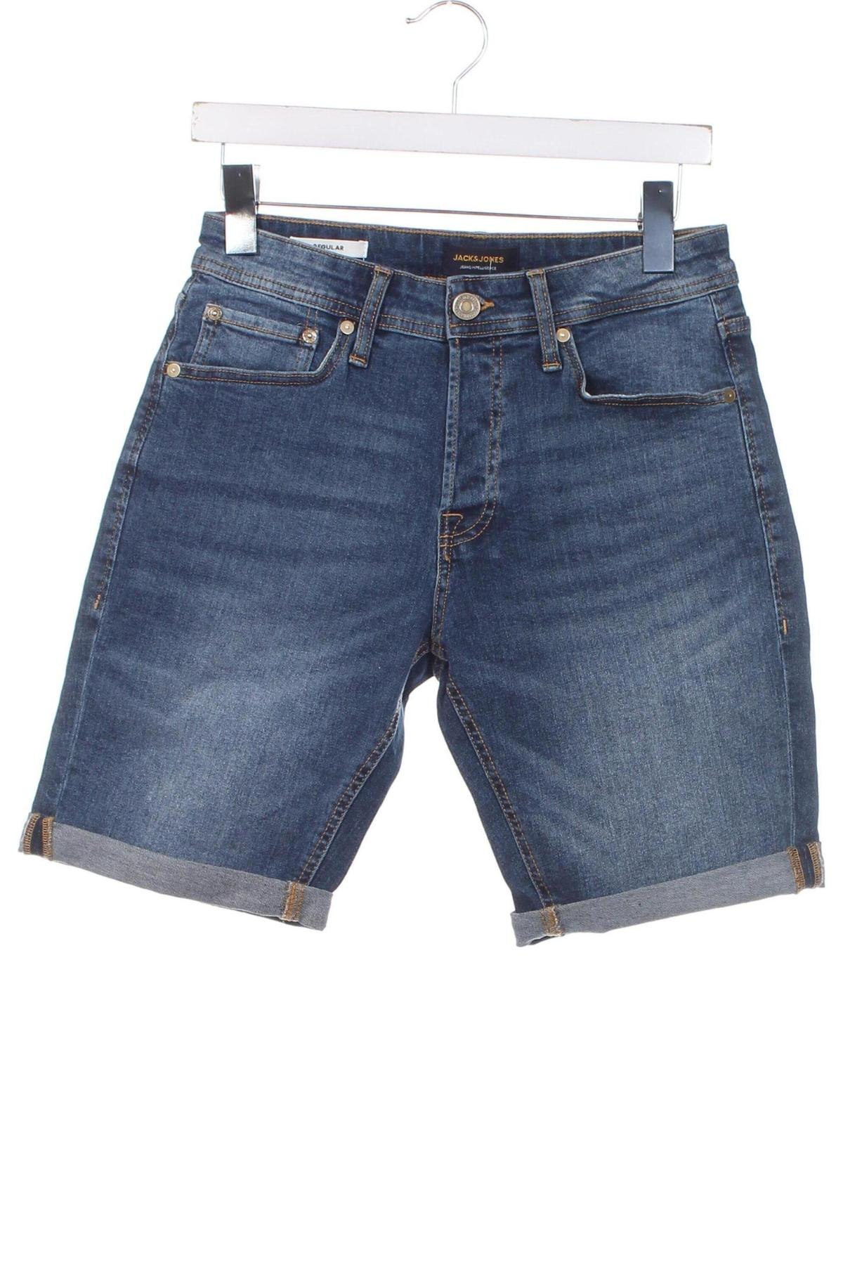 Мъжки къс панталон Jack & Jones, Размер XS, Цвят Син, Цена 45,10 лв.