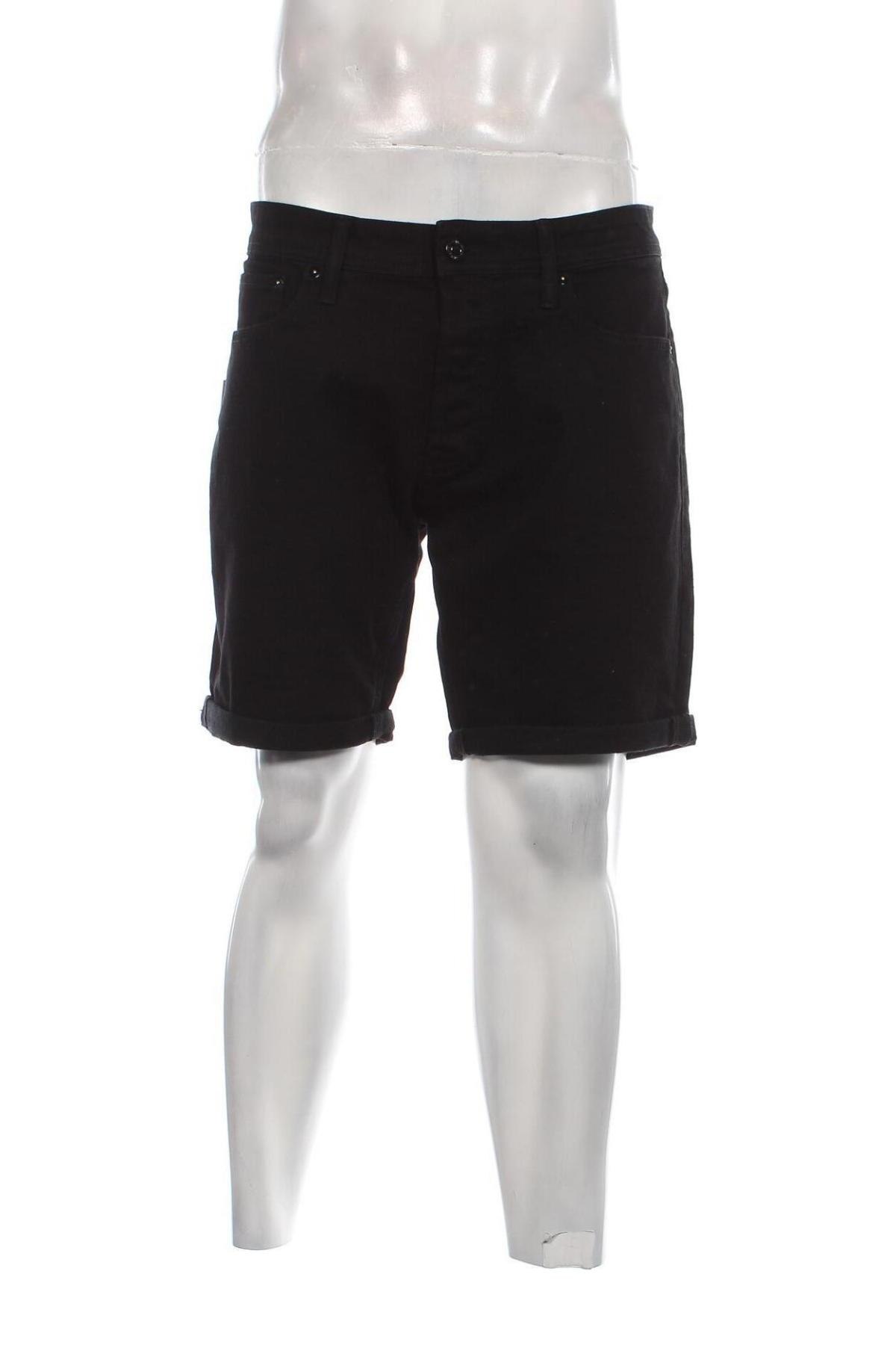 Ανδρικό κοντό παντελόνι Jack & Jones, Μέγεθος L, Χρώμα Μαύρο, Τιμή 16,91 €