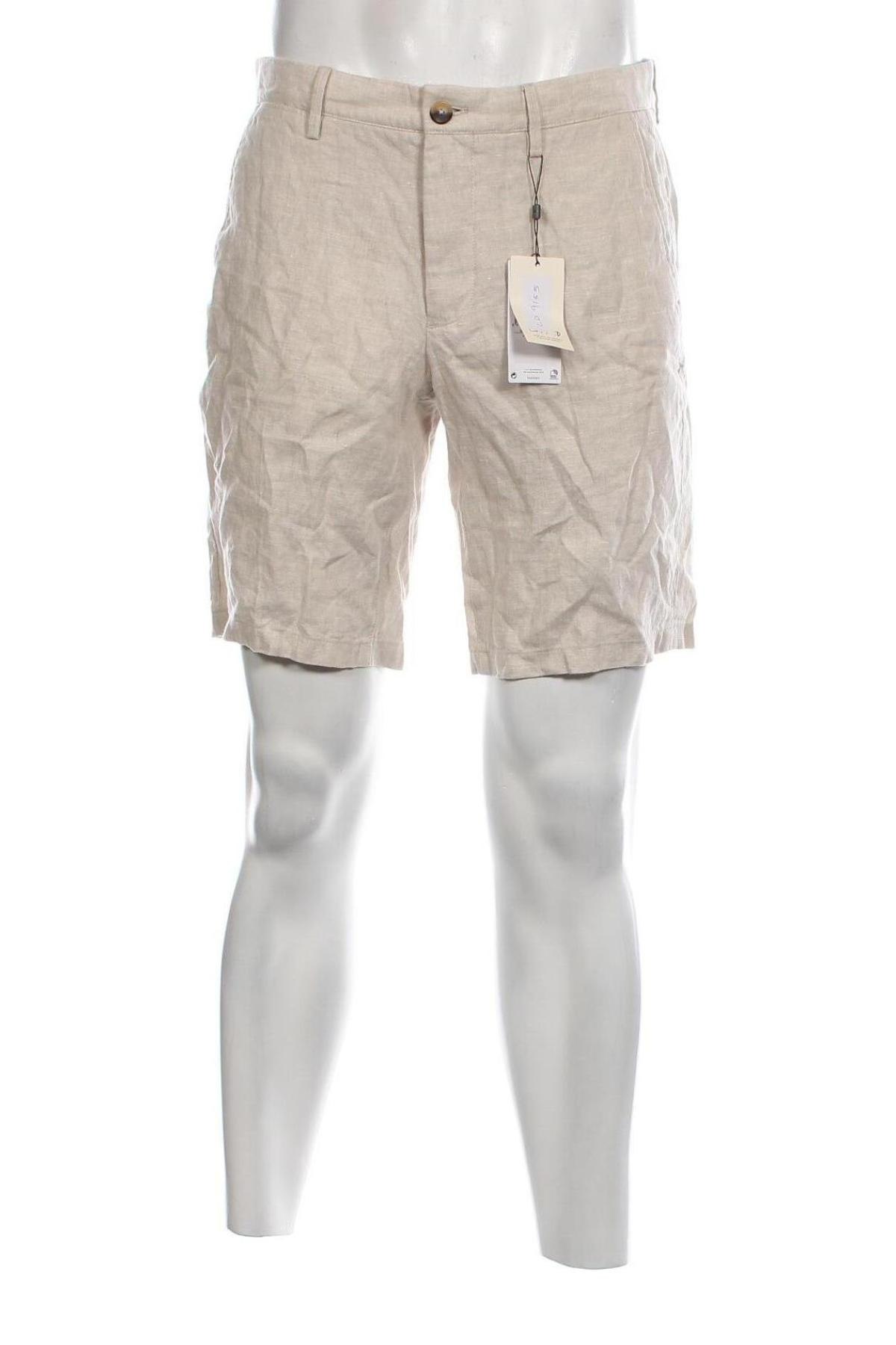 Pantaloni scurți de bărbați Mango, Mărime M, Culoare Bej, Preț 236,84 Lei