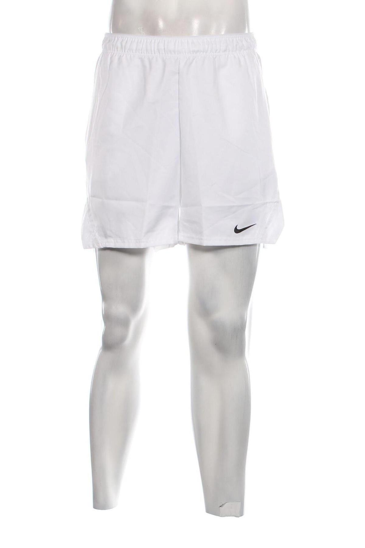 Мъжки къс панталон Nike, Размер M, Цвят Бял, Цена 42,35 лв.