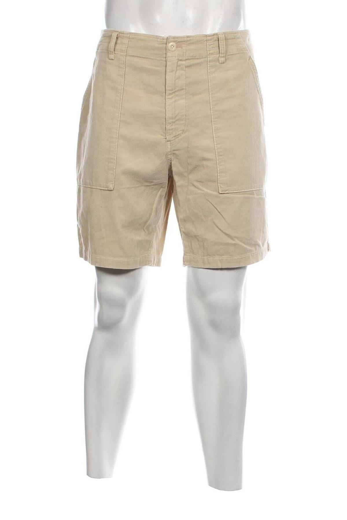 Pantaloni scurți de bărbați Outerknown, Mărime XL, Culoare Bej, Preț 317,77 Lei