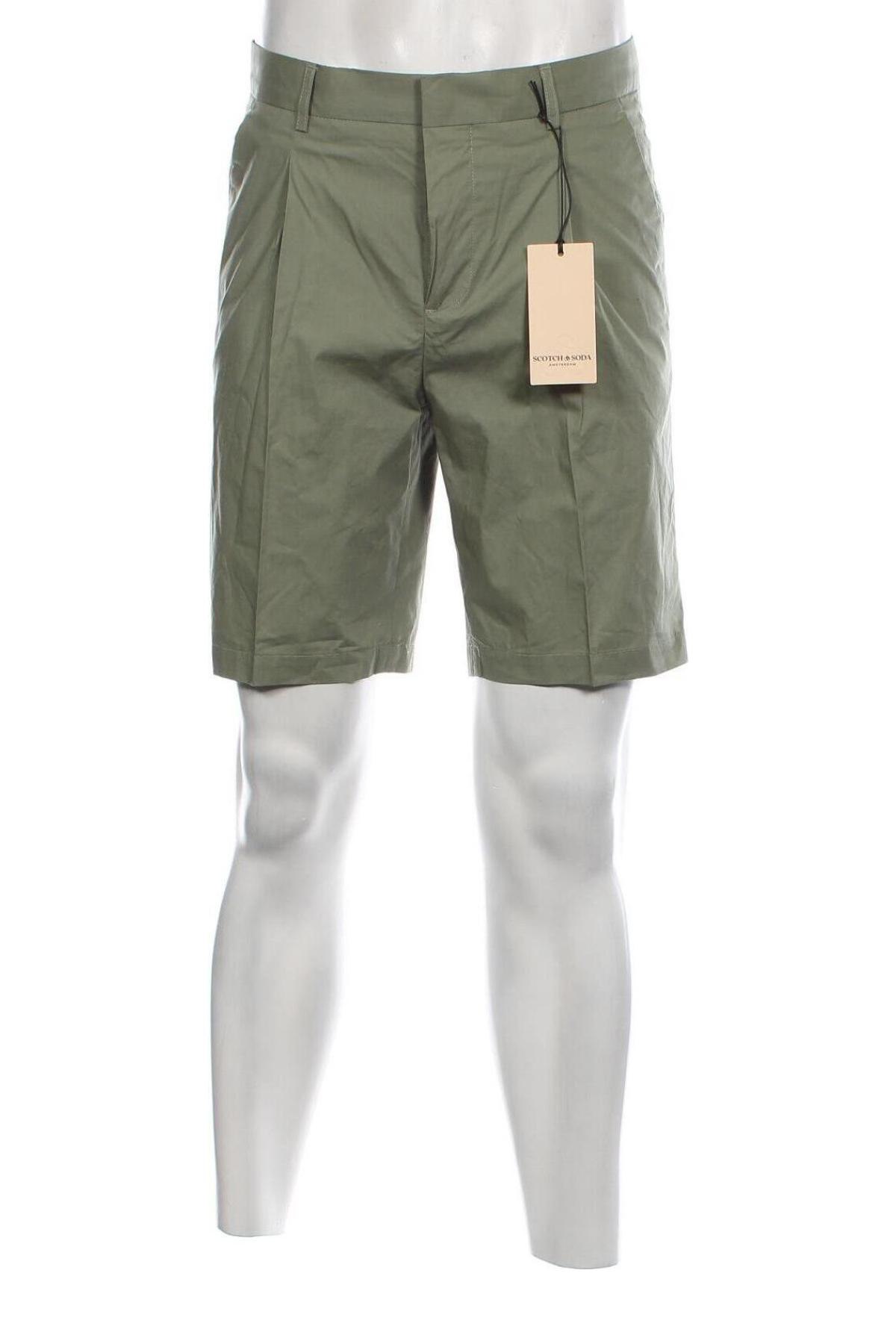 Pantaloni scurți de bărbați Scotch & Soda, Mărime S, Culoare Verde, Preț 291,29 Lei