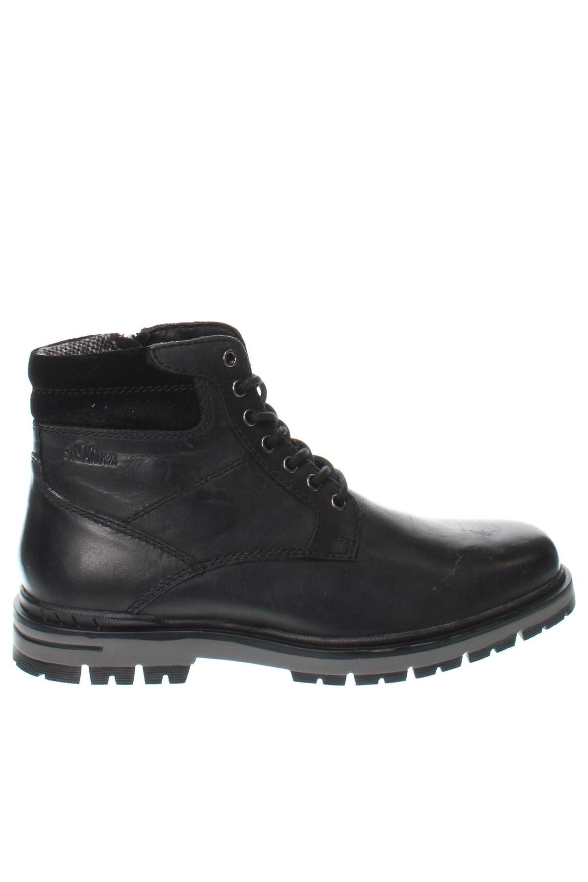 Ανδρικά παπούτσια S.Oliver, Μέγεθος 42, Χρώμα Μαύρο, Τιμή 40,21 €