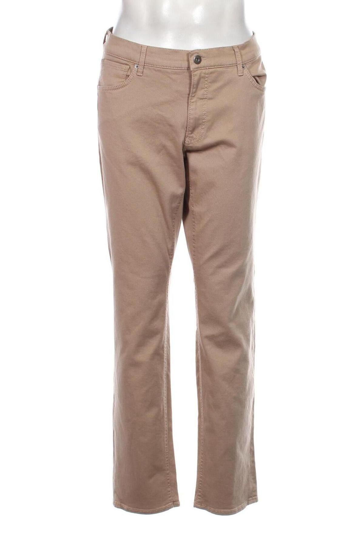 Herrenhose Brax, Größe L, Farbe Beige, Preis € 15,49