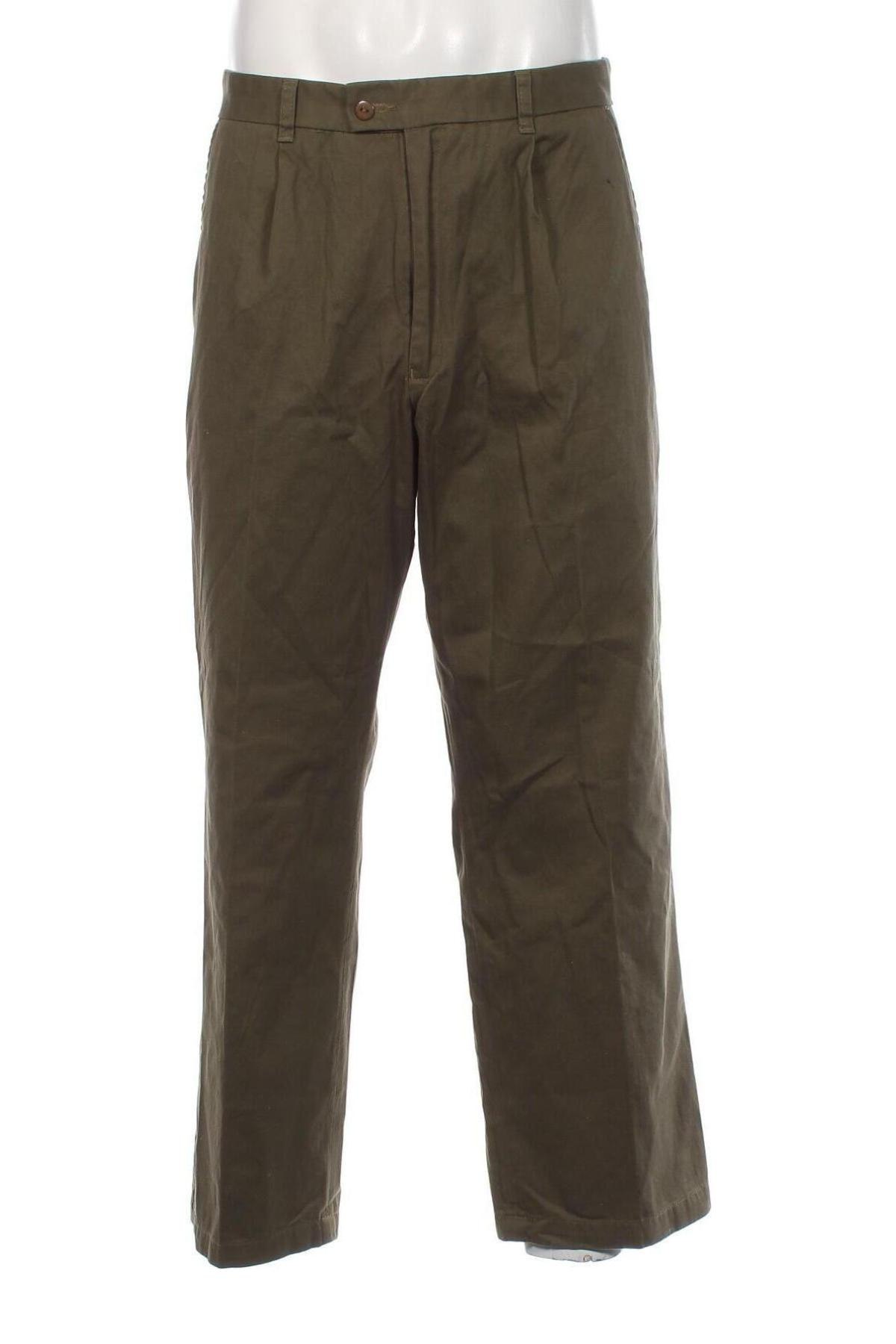 Pantaloni de bărbați Clifford James, Mărime XL, Culoare Verde, Preț 30,99 Lei