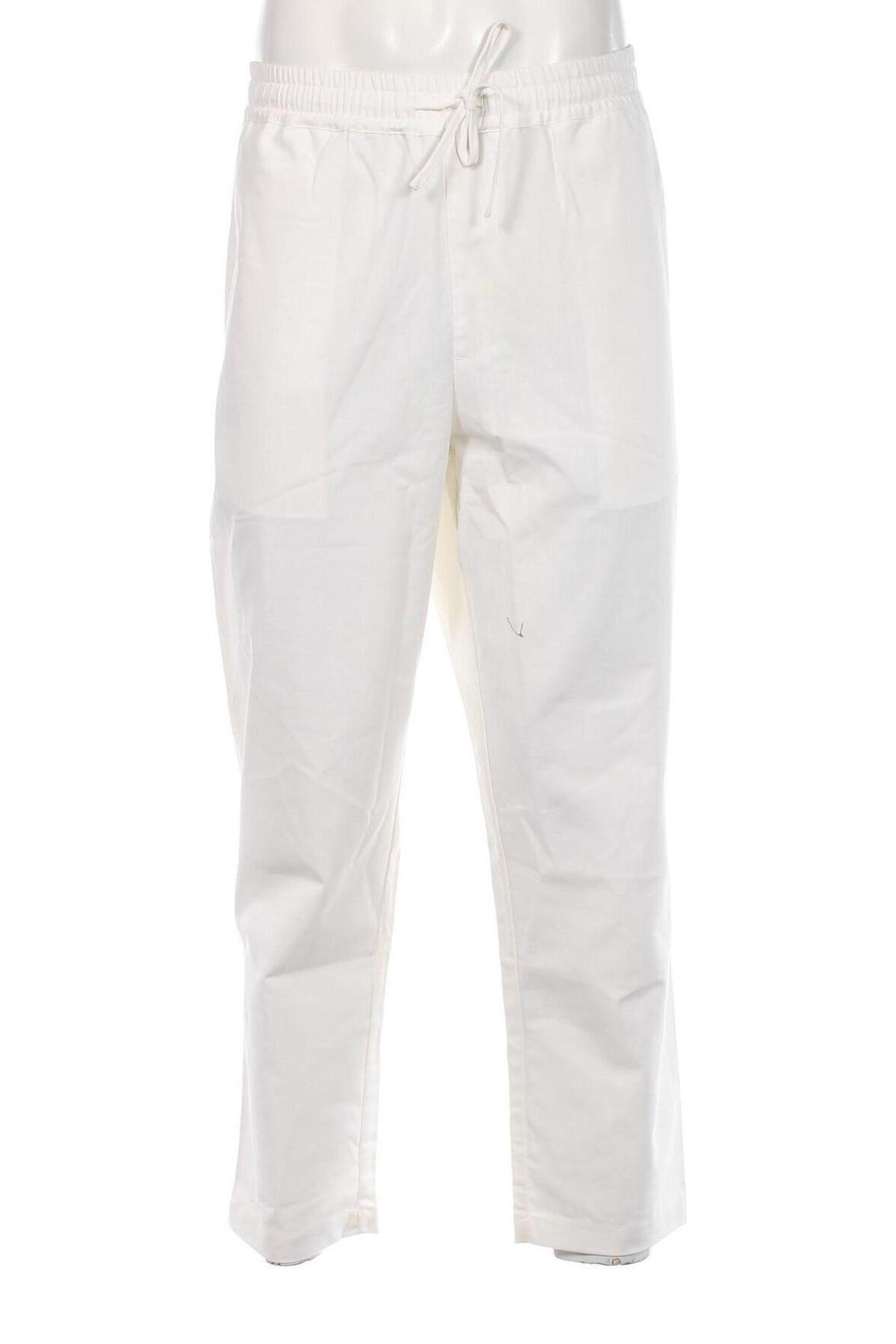 Pantaloni de bărbați Dan Fox X About You, Mărime XL, Culoare Ecru, Preț 152,96 Lei