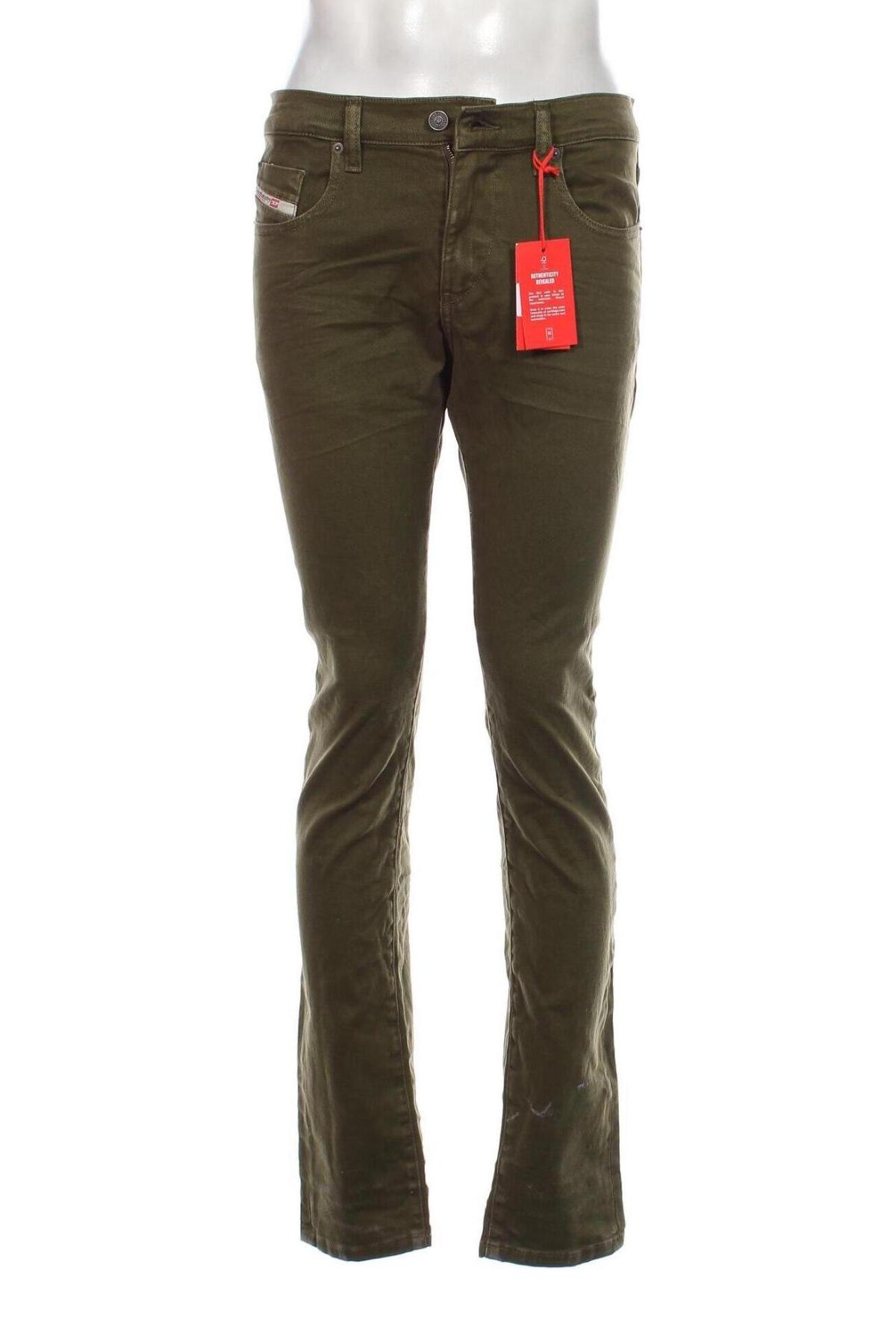 Pantaloni de bărbați Diesel, Mărime S, Culoare Verde, Preț 543,99 Lei