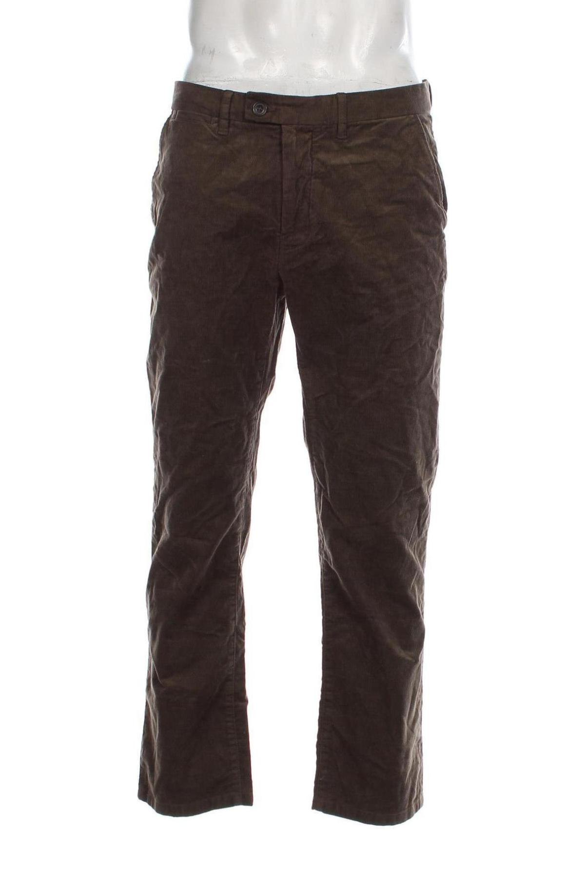 Pantaloni de bărbați Dressmann, Mărime L, Culoare Verde, Preț 53,95 Lei