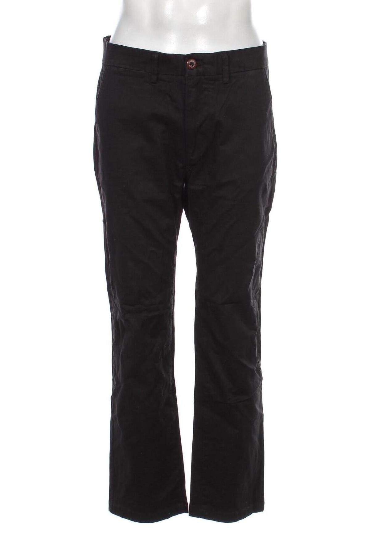 Мъжки панталон Dressmann, Размер L, Цвят Черен, Цена 14,35 лв.