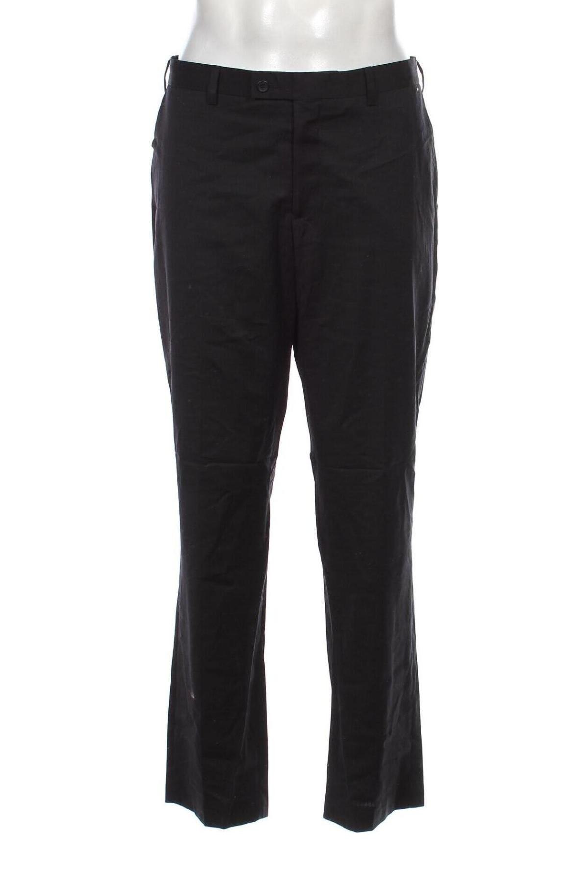 Мъжки панталон Dressmann, Размер L, Цвят Черен, Цена 12,30 лв.