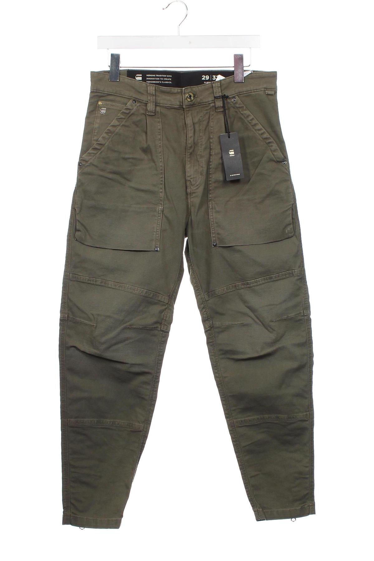 Мъжки панталон G-Star Raw, Размер S, Цвят Зелен, Цена 66,50 лв.