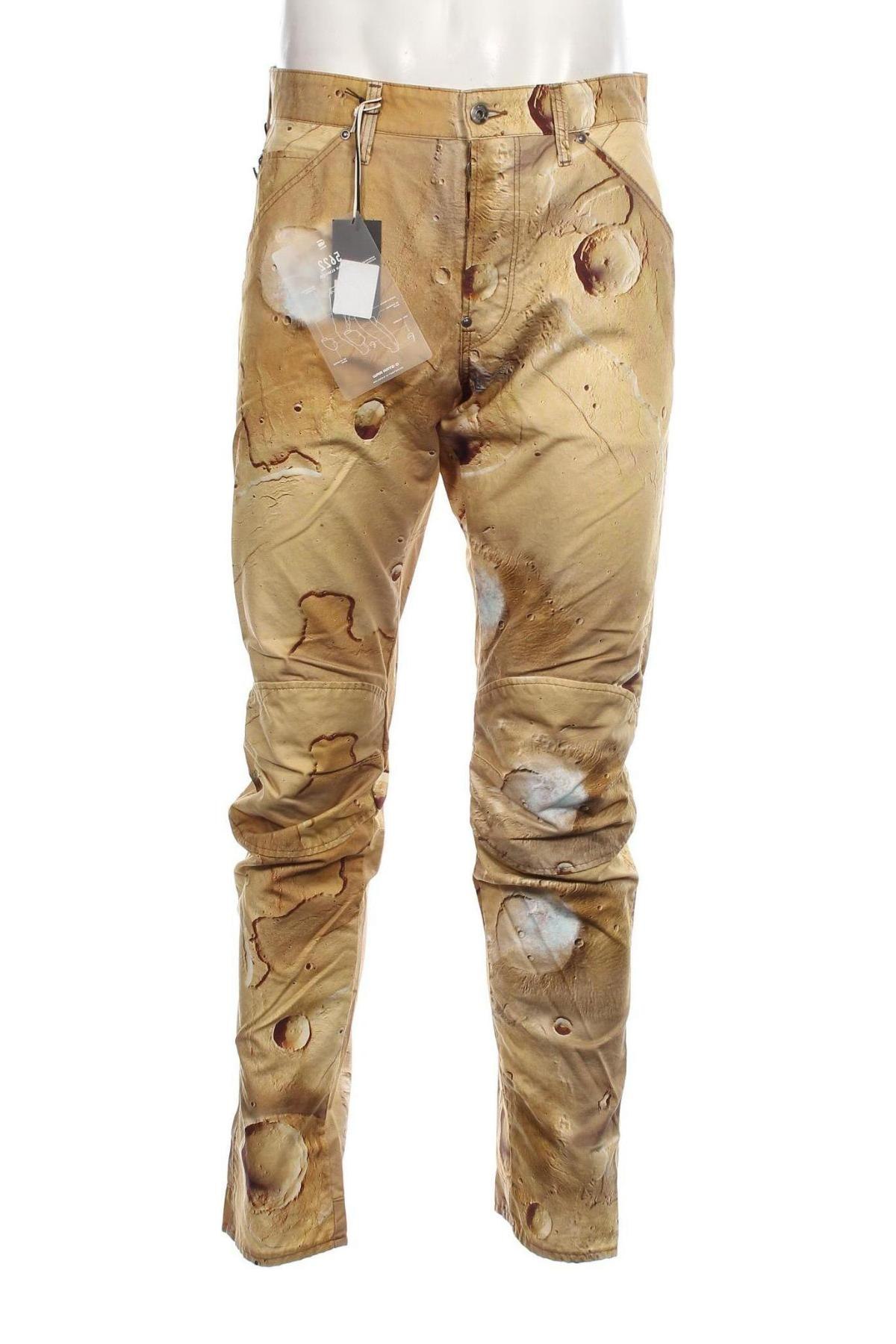 Мъжки панталон G-Star Raw, Размер L, Цвят Бежов, Цена 66,50 лв.