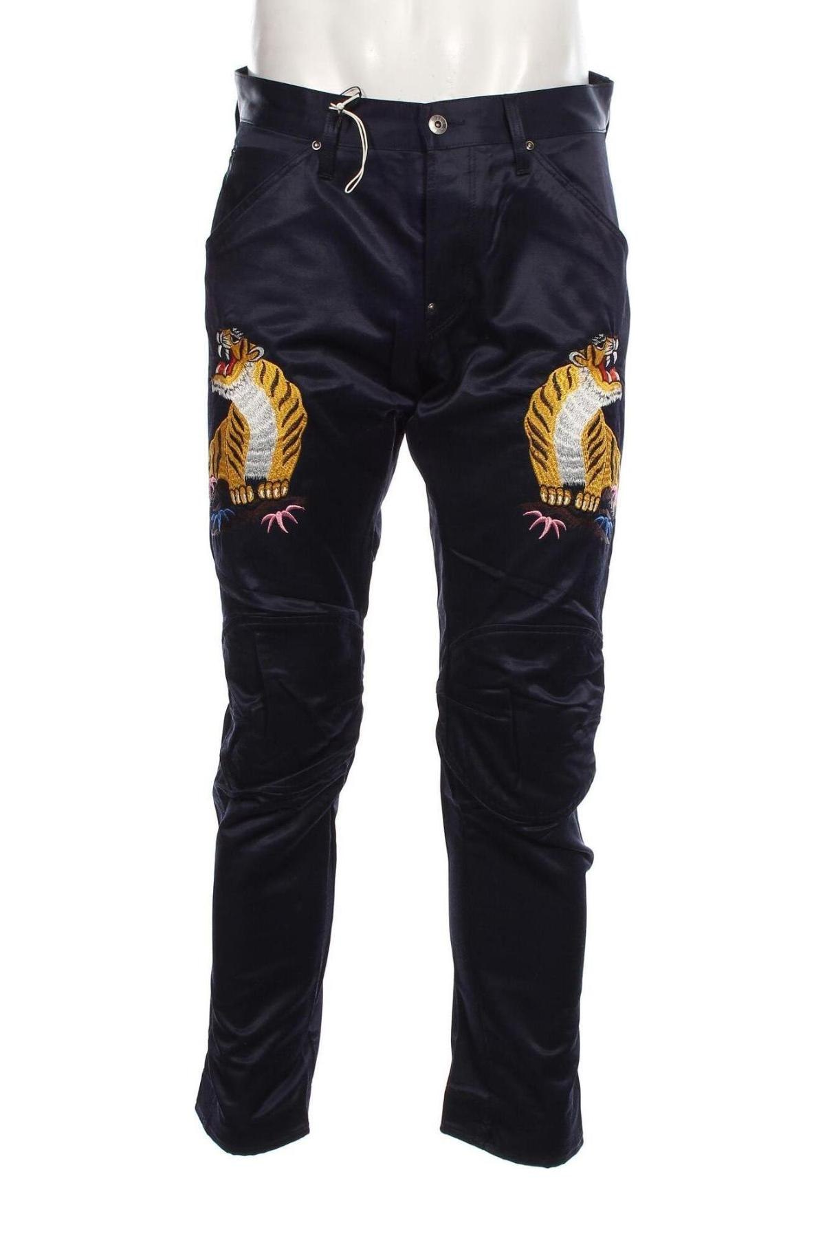 Мъжки панталон G-Star Raw, Размер M, Цвят Син, Цена 95,00 лв.